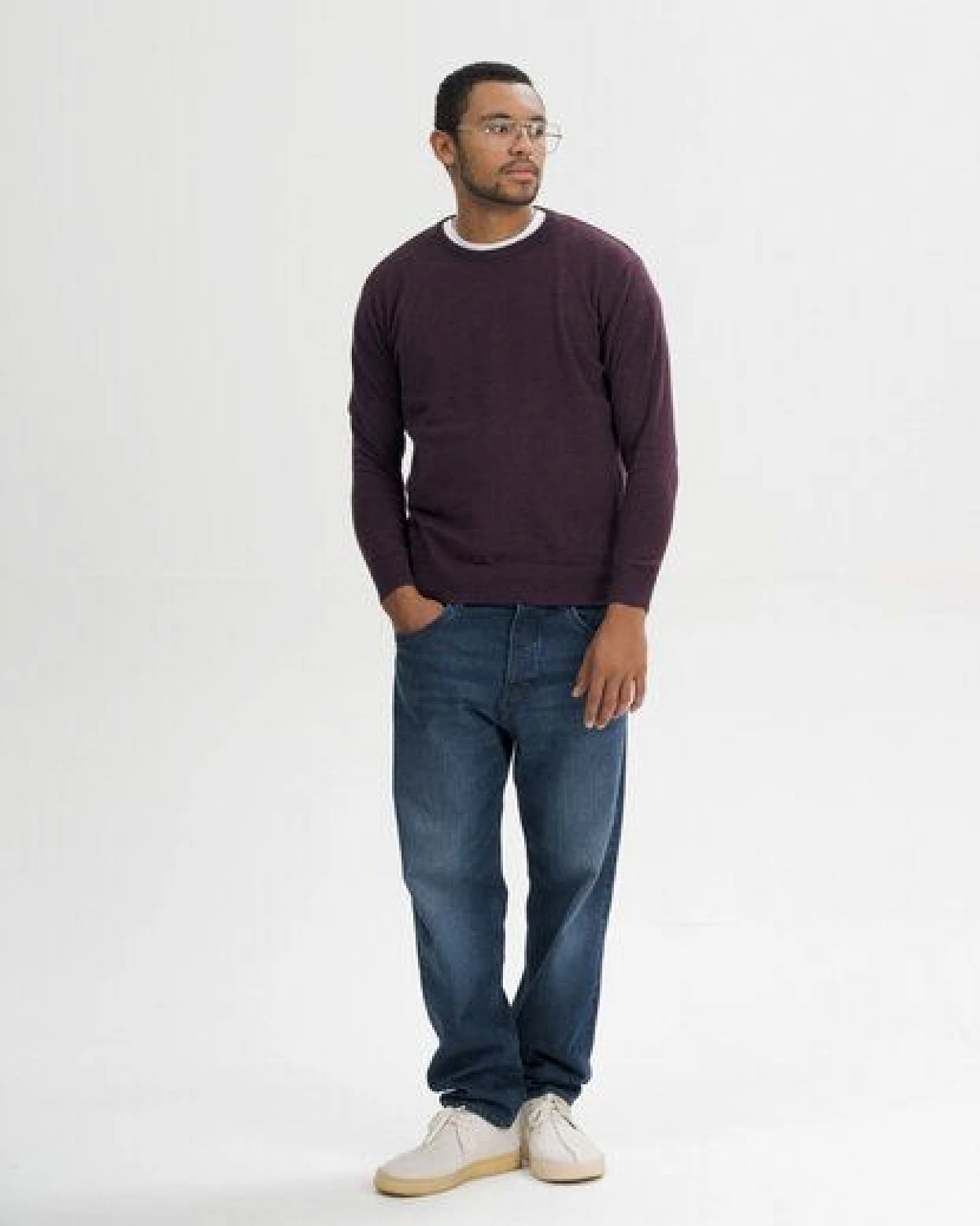 MELA Feinstrick Pullover Style HIMAL aus 100% Bio-Baumwolle – Ansicht 3