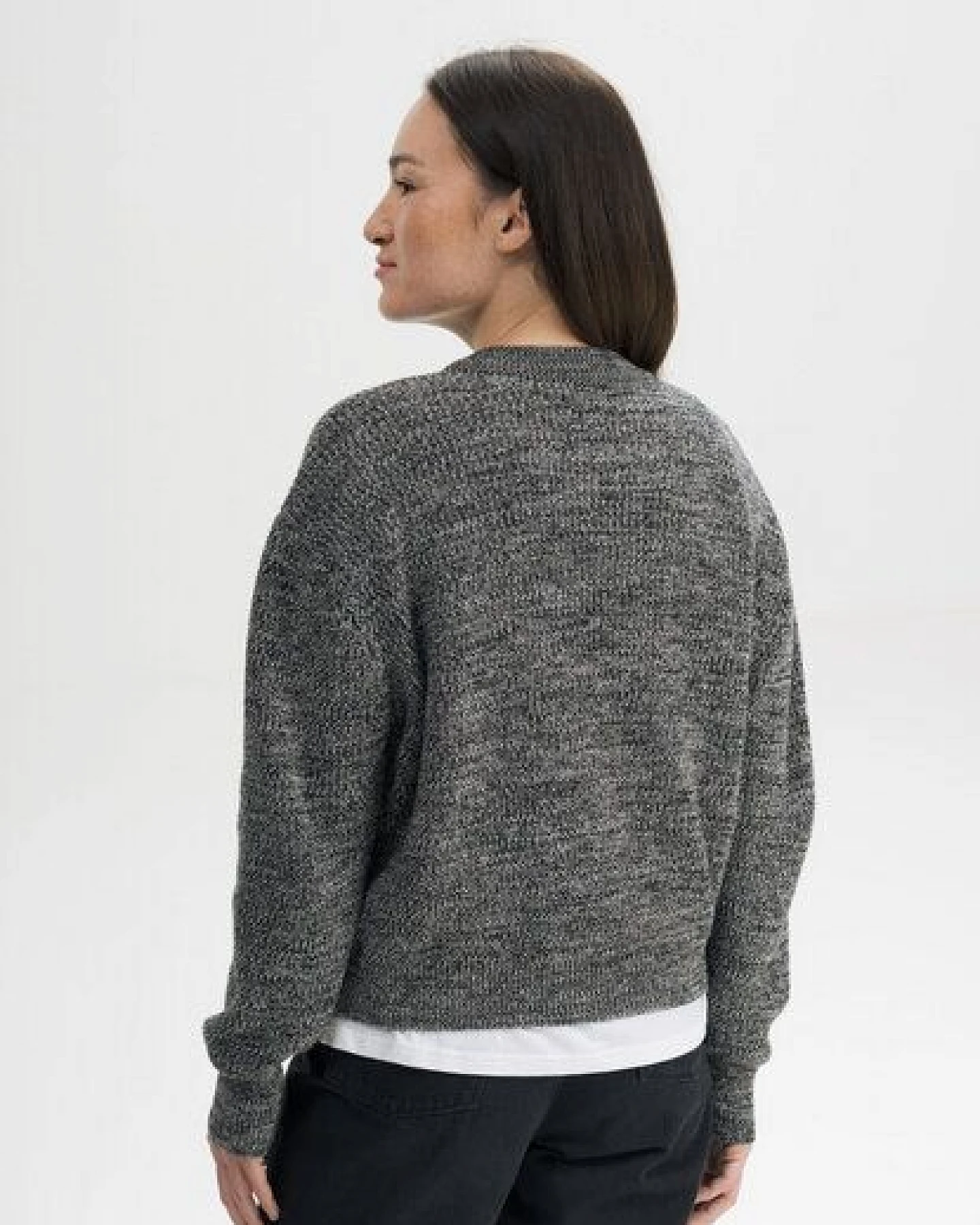 MELA Rippstrick Pullover Style ADAH aus 100% Bio-Baumwolle – Ansicht 2