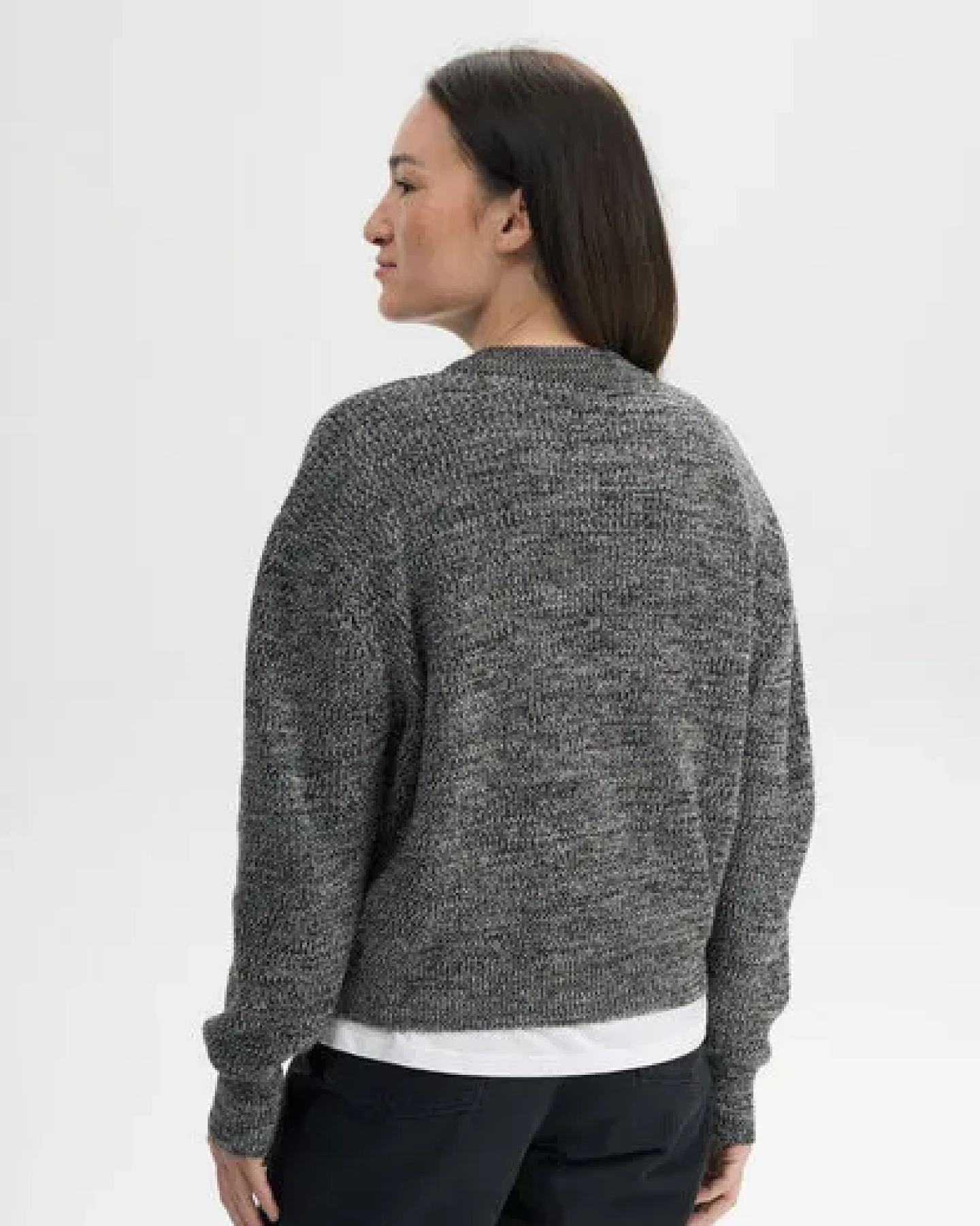 MELA Rippstrick Pullover Style ADAH aus 100% Bio-Baumwolle – Ansicht 2