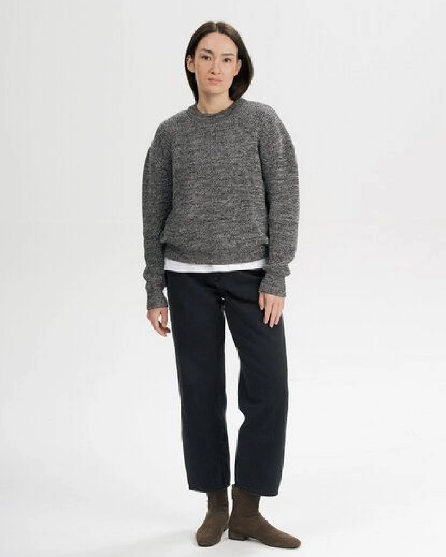MELA Rippstrick Pullover Style ADAH aus 100% Bio-Baumwolle – Ansicht 3