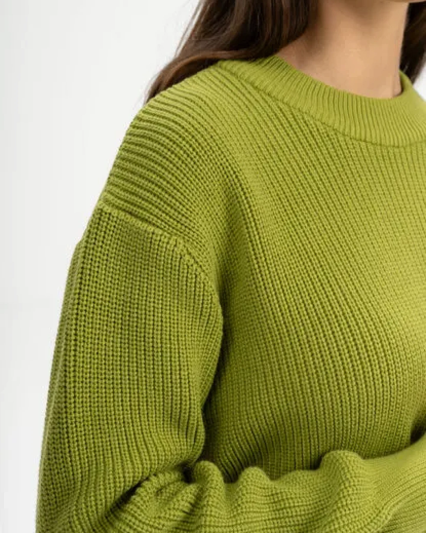 MELA Rippstrick Pullover Style ADAH aus 100% Bio-Baumwolle – Ansicht 4
