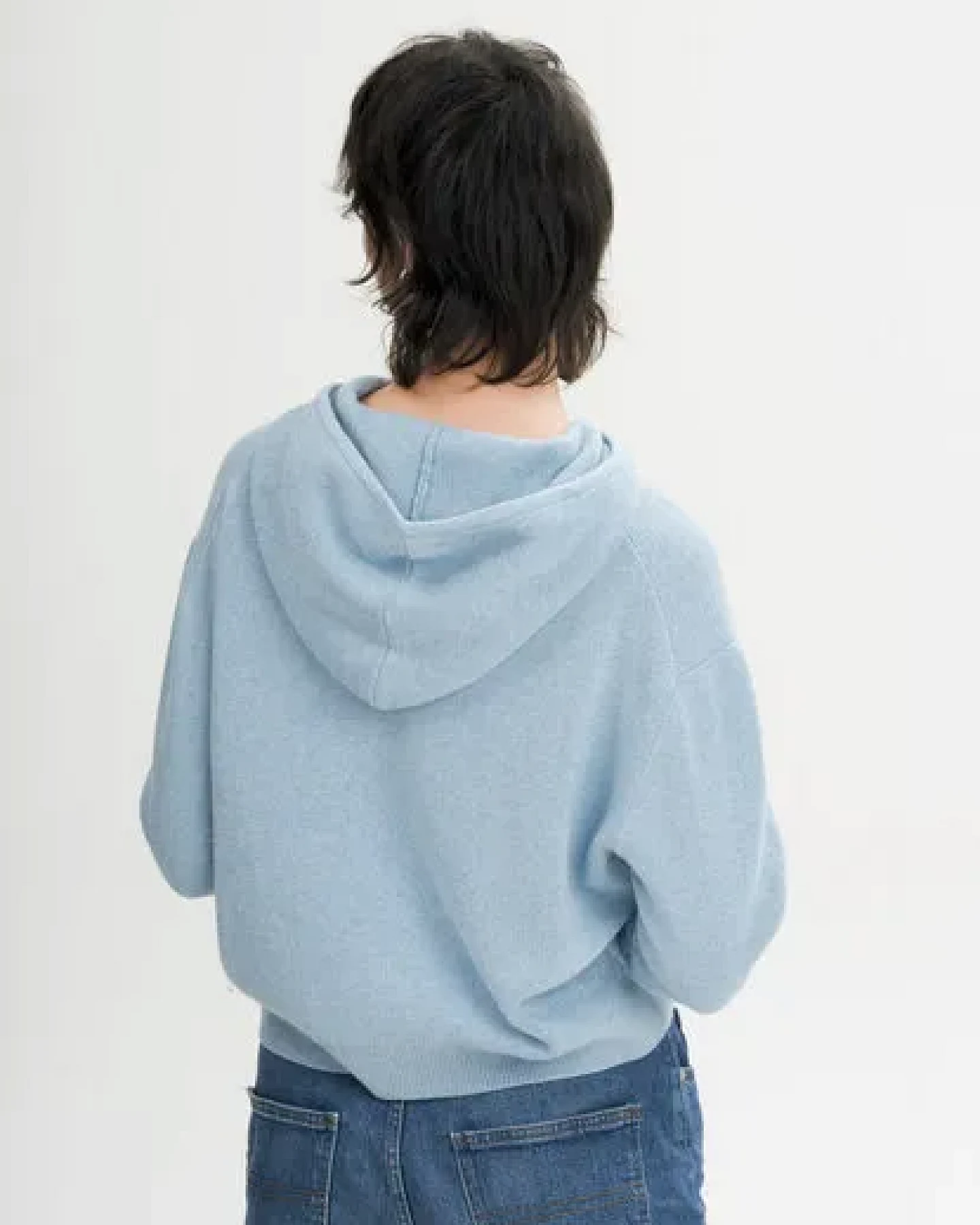 MELA Strick Kapuzenpullover Style JANISHA aus 100% Bio-Baumwolle – Ansicht 3