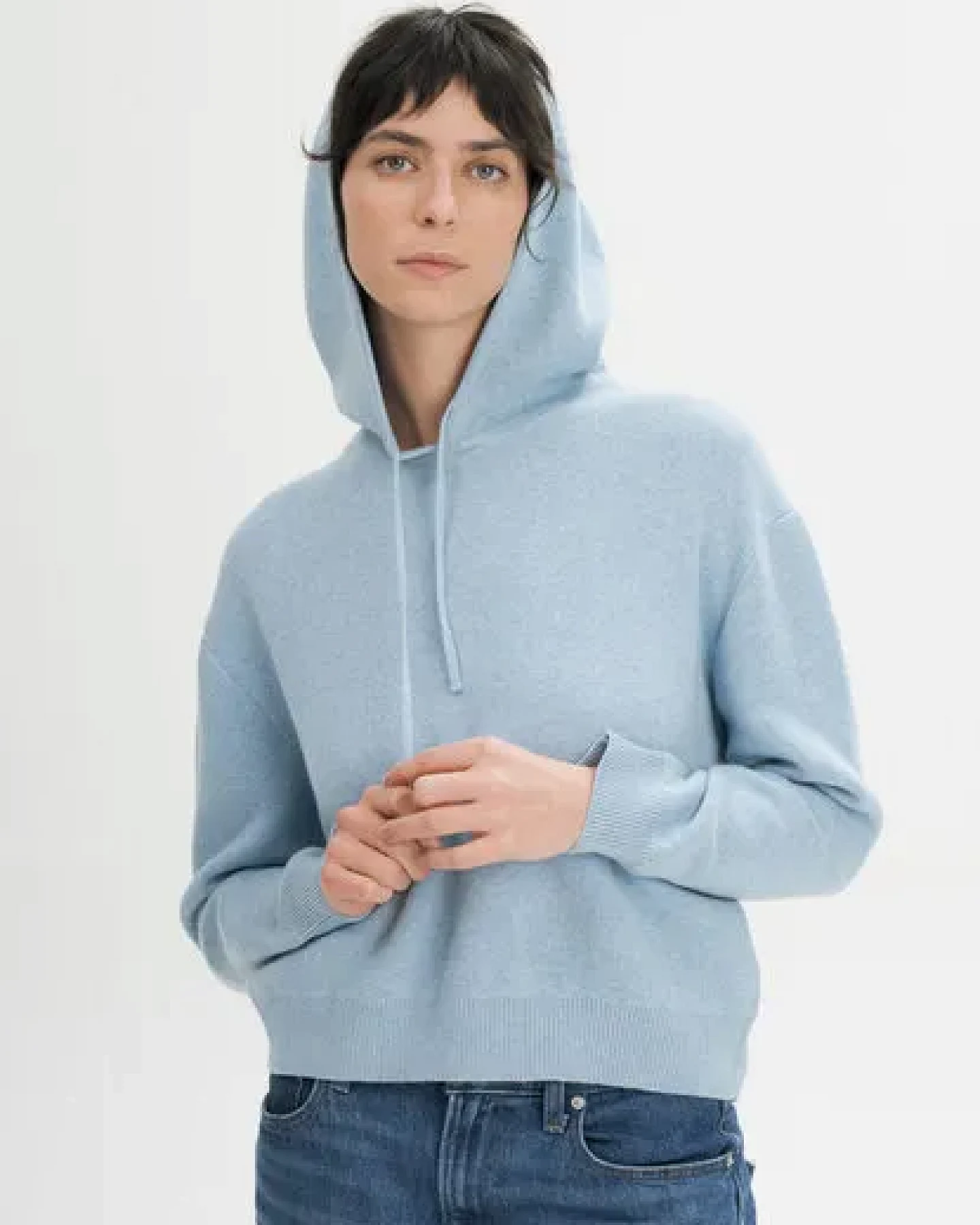 MELA Strick Kapuzenpullover Style JANISHA aus 100% Bio-Baumwolle – Ansicht 2