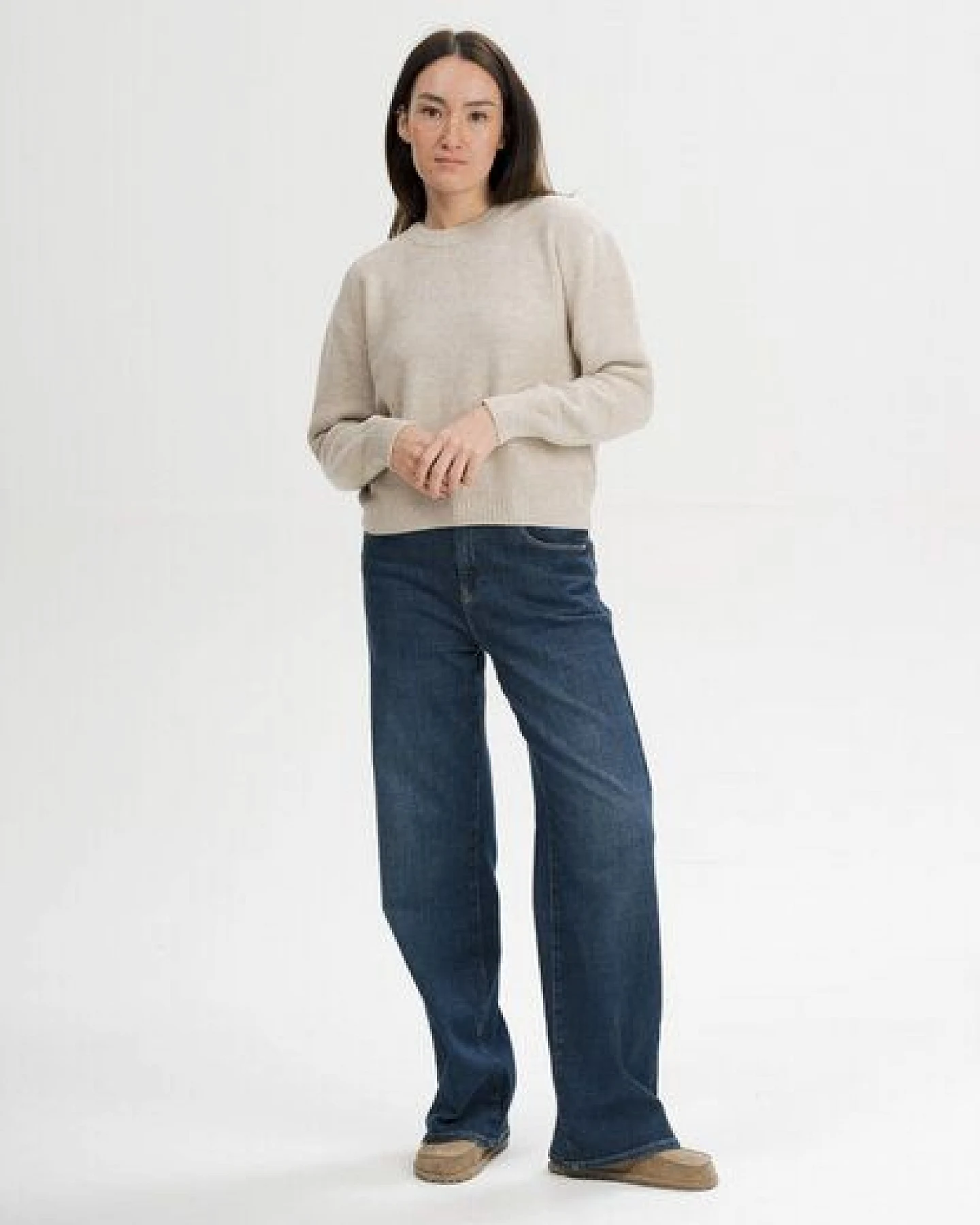 MELA Strukturierter Strickpullover Style SURIYA aus 100% Bio-Baumwolle – Ansicht 3