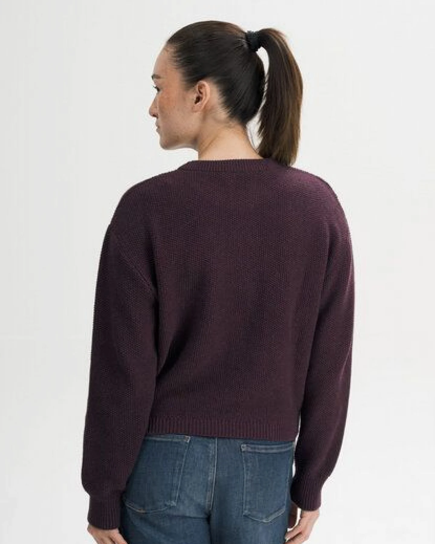 MELA Strukturierter Strickpullover Style SURIYA aus 100% Bio-Baumwolle – Ansicht 2