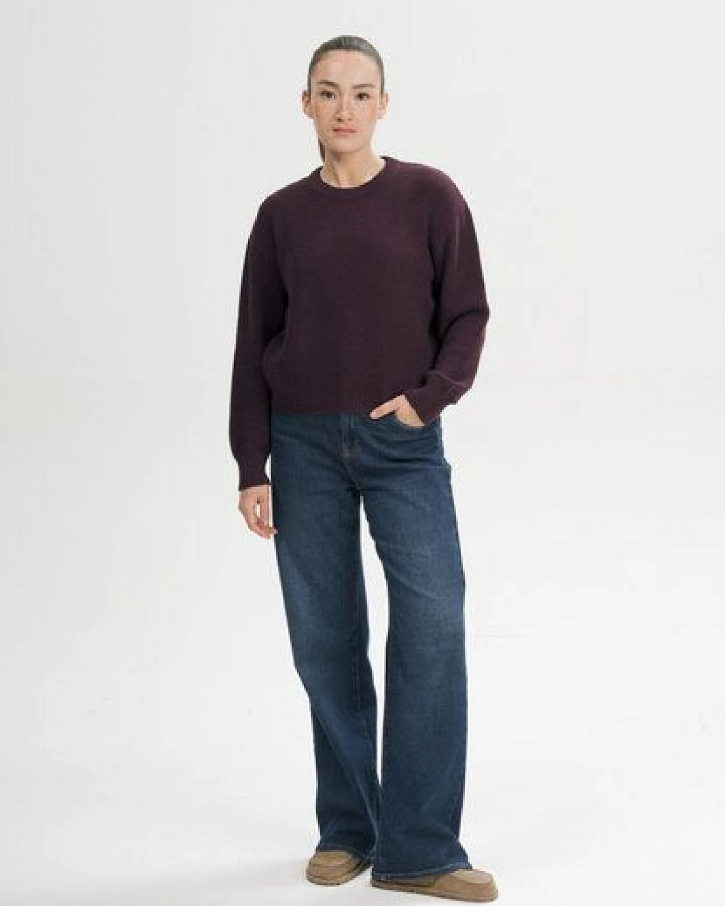 MELA Strukturierter Strickpullover Style SURIYA aus 100% Bio-Baumwolle – Ansicht 3