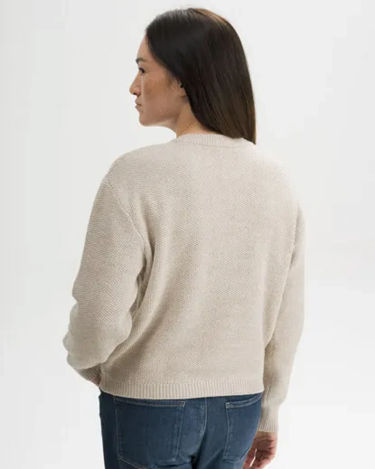 MELA Strukturierter Strickpullover Style SURIYA aus 100% Bio-Baumwolle – Ansicht 2