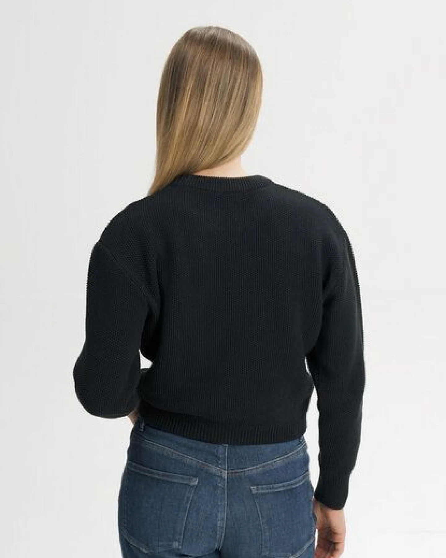 MELA Strukturierter Strickpullover Style SURIYA aus 100% Bio-Baumwolle – Ansicht 2
