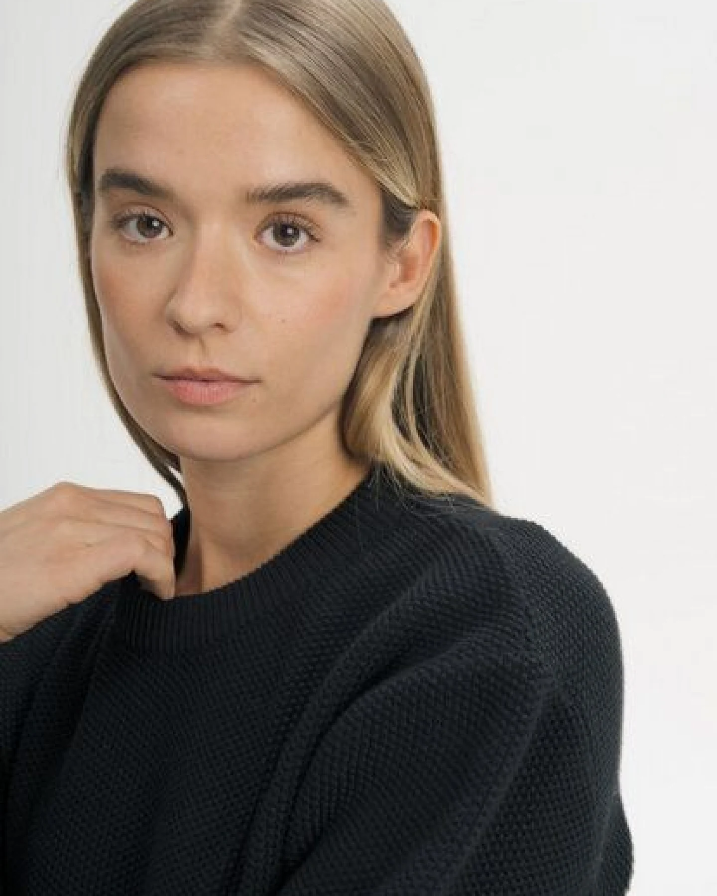 MELA Strukturierter Strickpullover Style SURIYA aus 100% Bio-Baumwolle – Ansicht 4