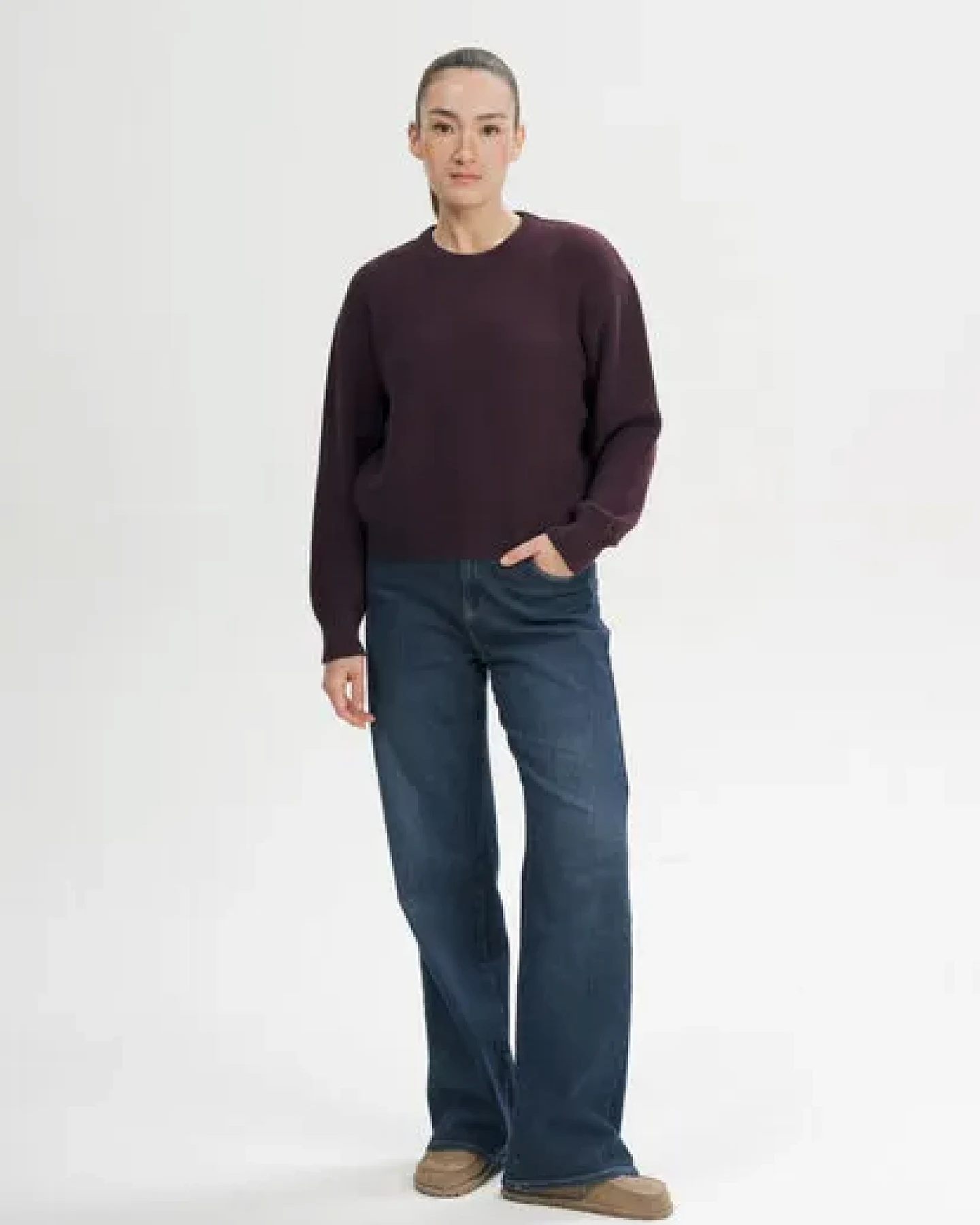 MELA Strukturierter Strickpullover Style SURIYA aus 100% Bio-Baumwolle – Ansicht 3