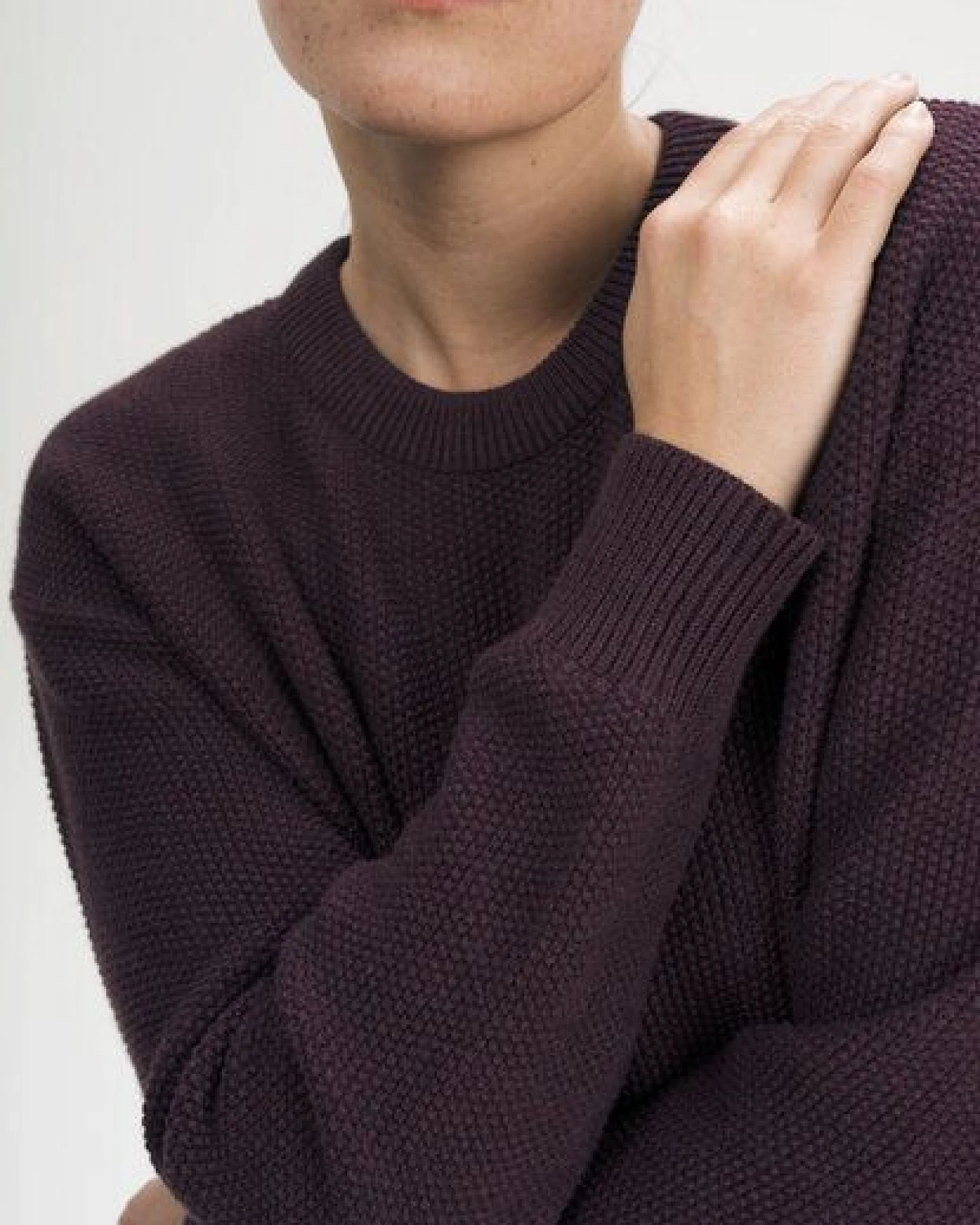 MELA Strukturierter Strickpullover Style SURIYA aus 100% Bio-Baumwolle – Ansicht 4