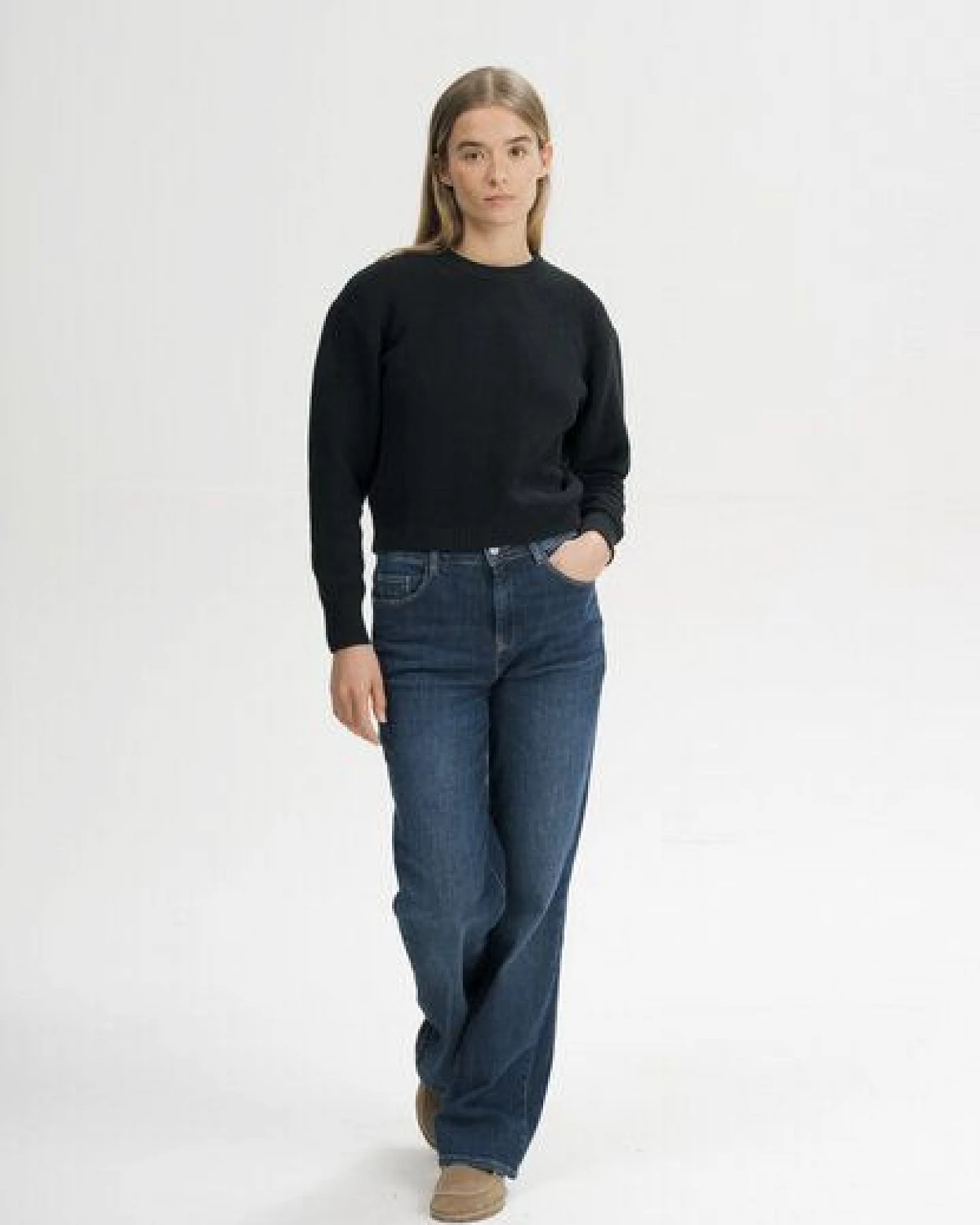 MELA Strukturierter Strickpullover Style SURIYA aus 100% Bio-Baumwolle – Ansicht 3