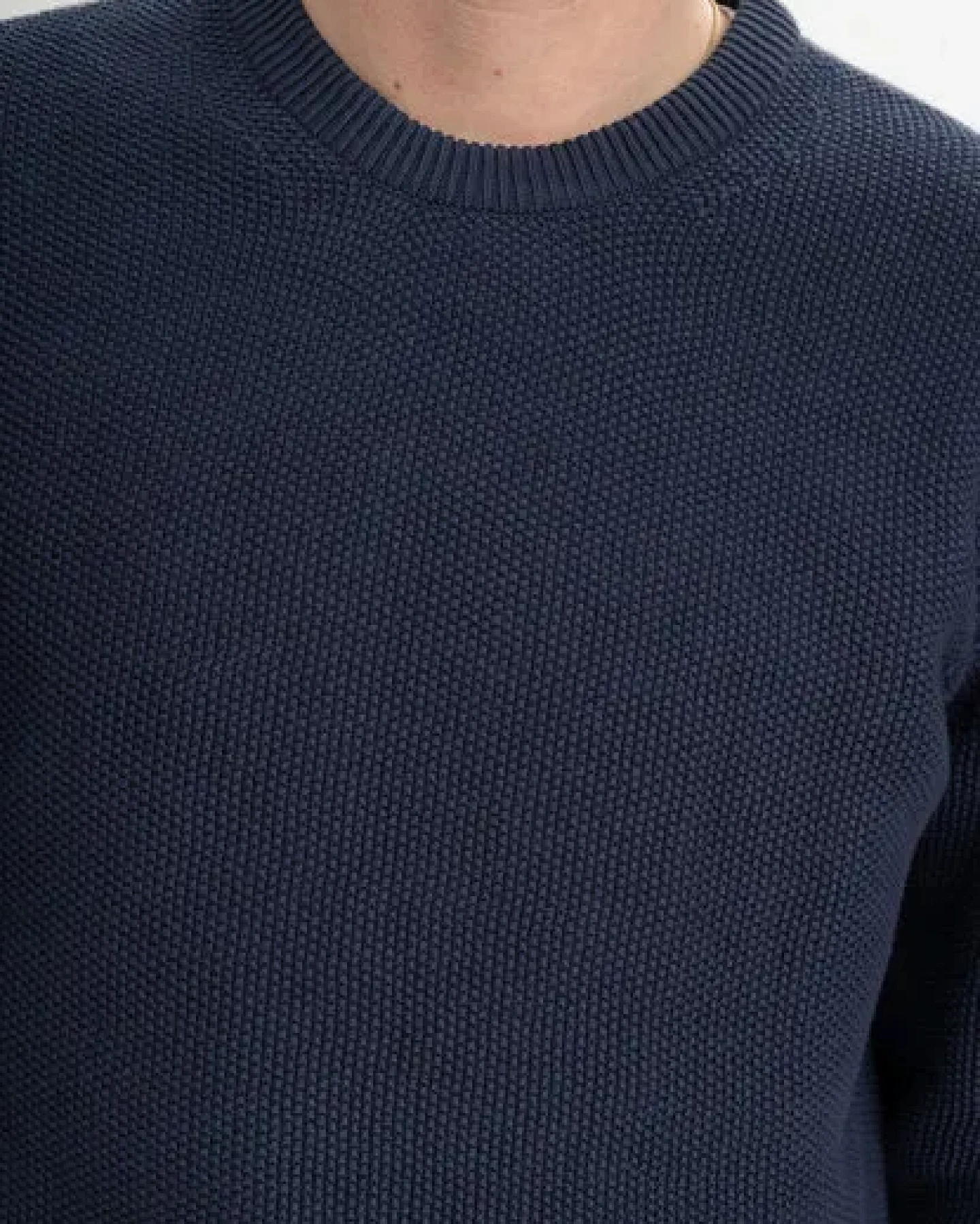 MELA Strukturierter Strickpullover Style VAREEN aus 100% Bio-Baumwolle – Ansicht 4