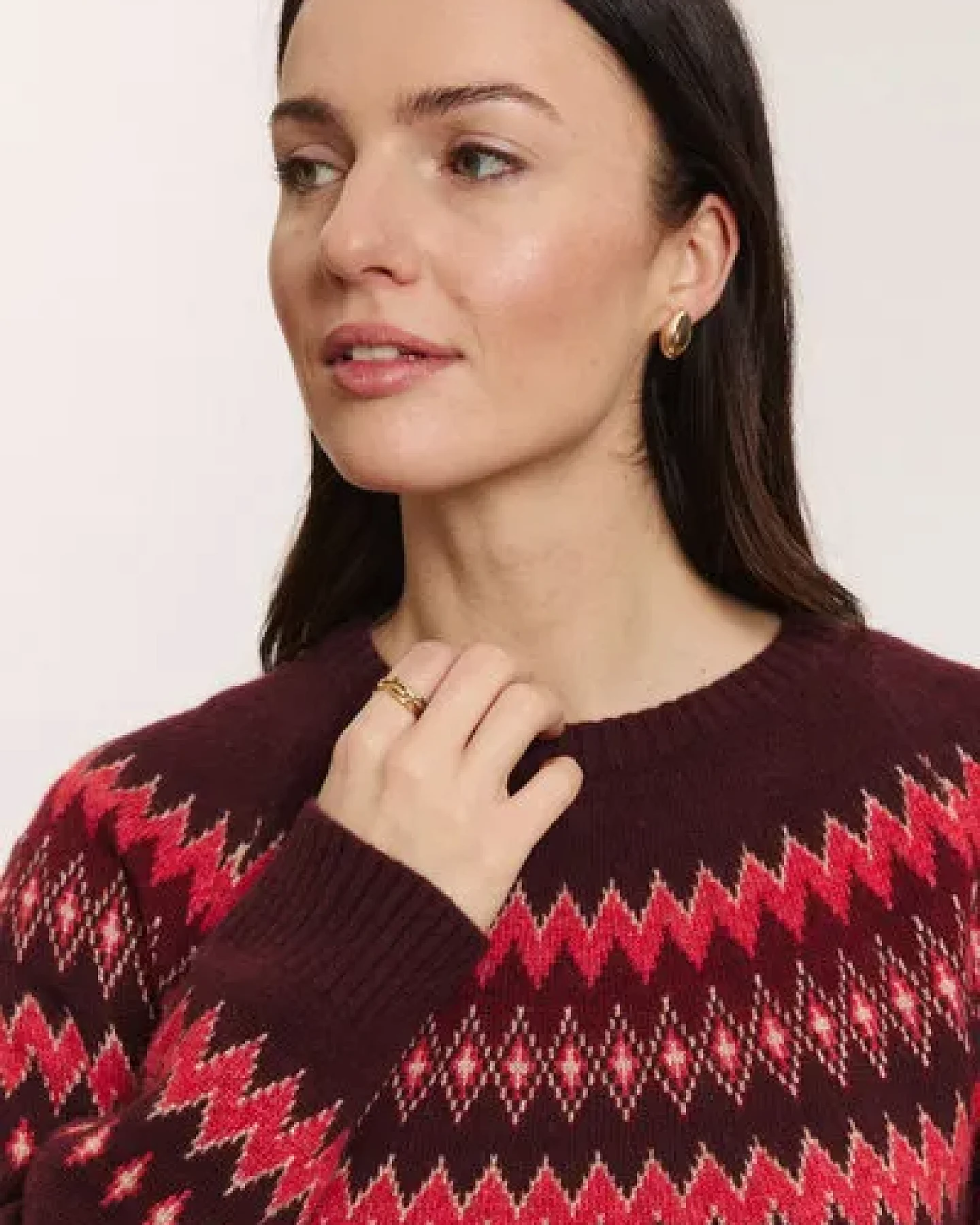 TRANQUILLO Sweater AUREAA aus Lammwolle – Ansicht 3