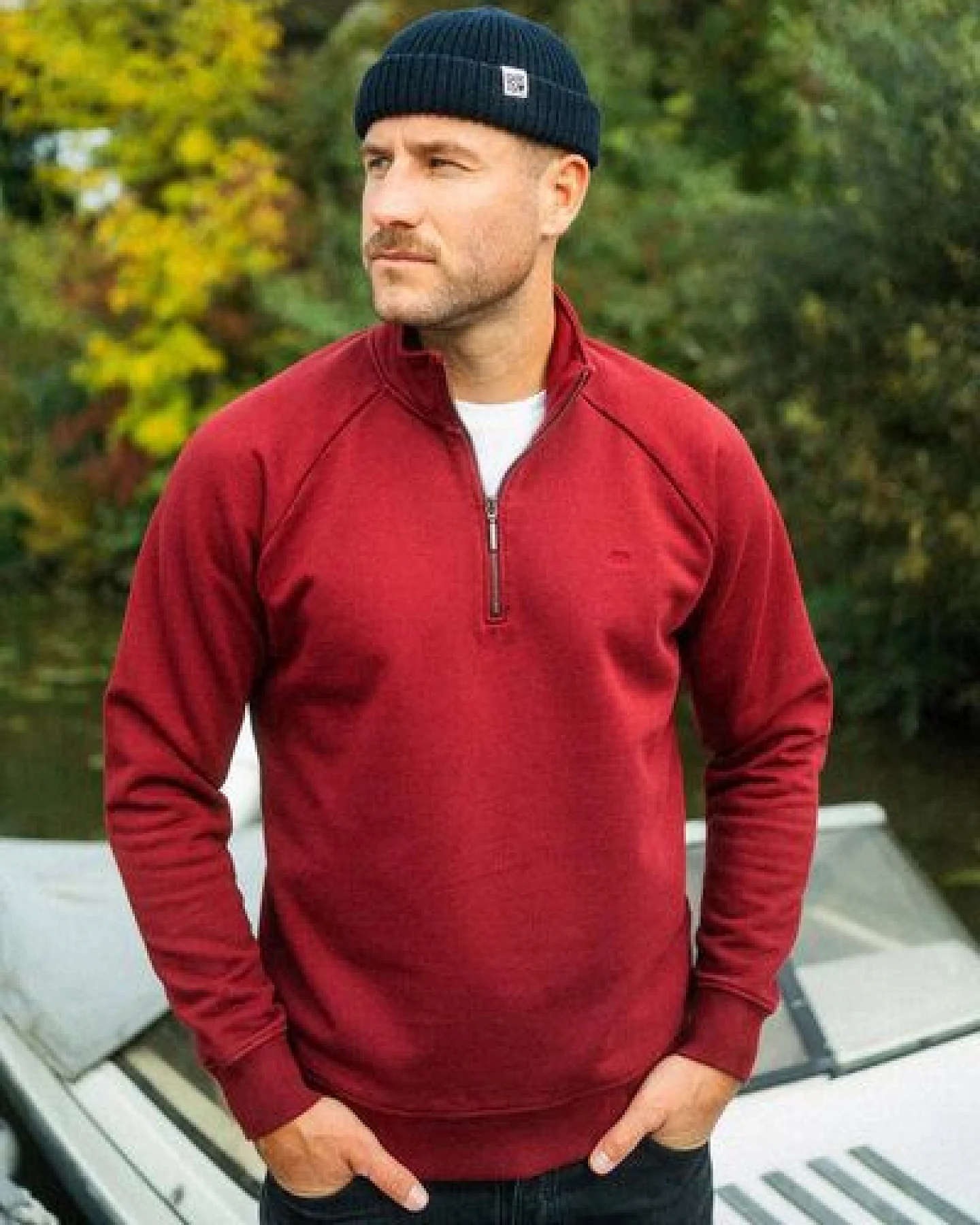 dirts Quarter Zip Raglan – Ansicht 2