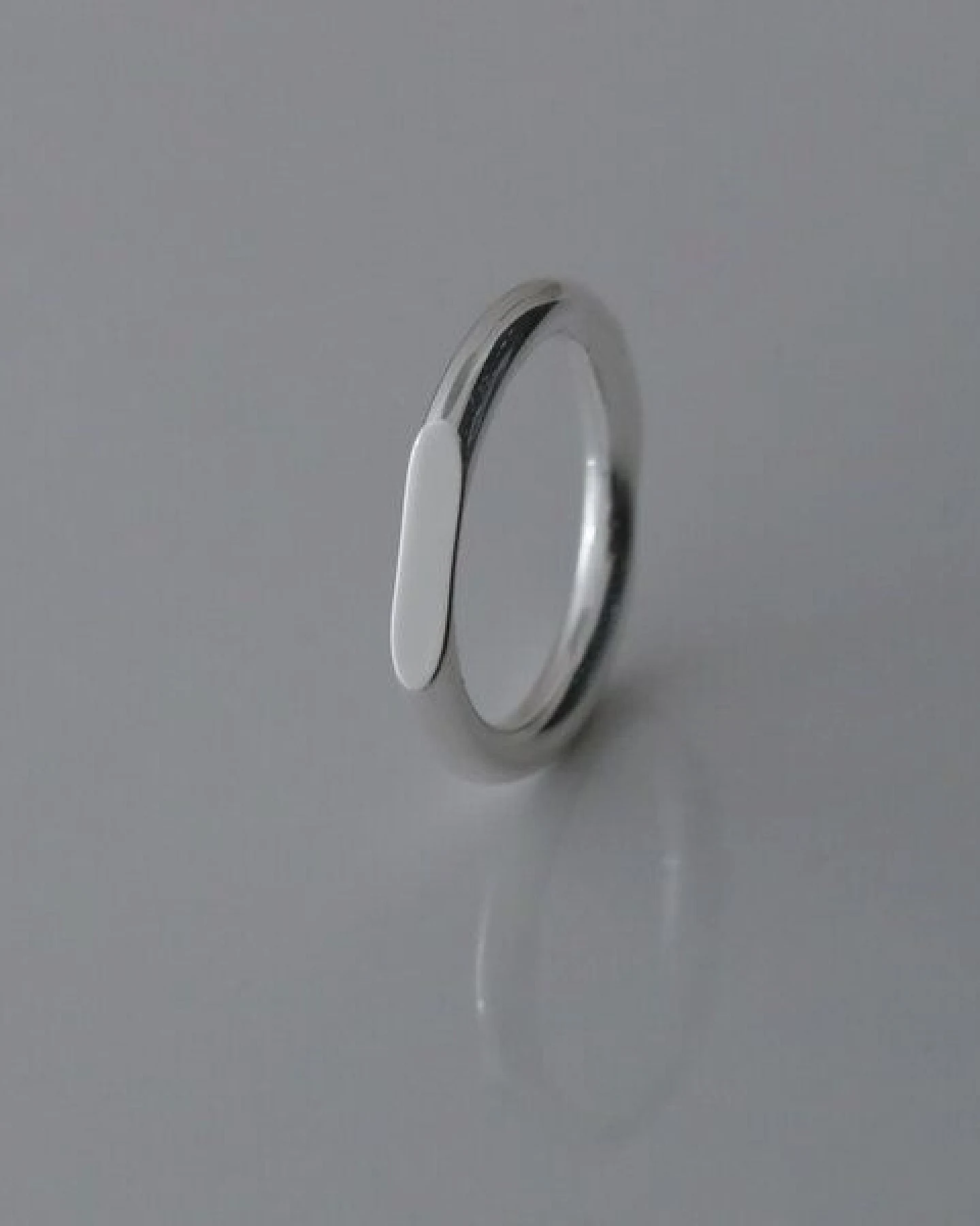 BELLYBIRD Jewellery Ring DUO mit 2 abgeflachten Seiten, Silber 925, vergoldet – Ansicht 3