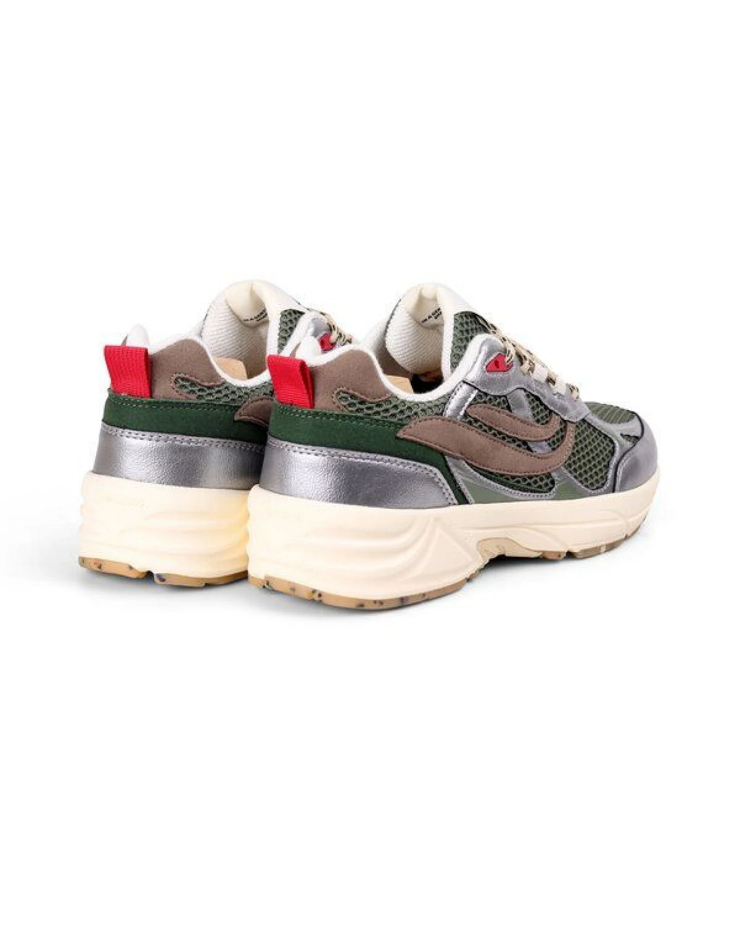 Genesis Footwear G-Eco`99 Spotted Sole SILVER / OLIVE – Ansicht 2