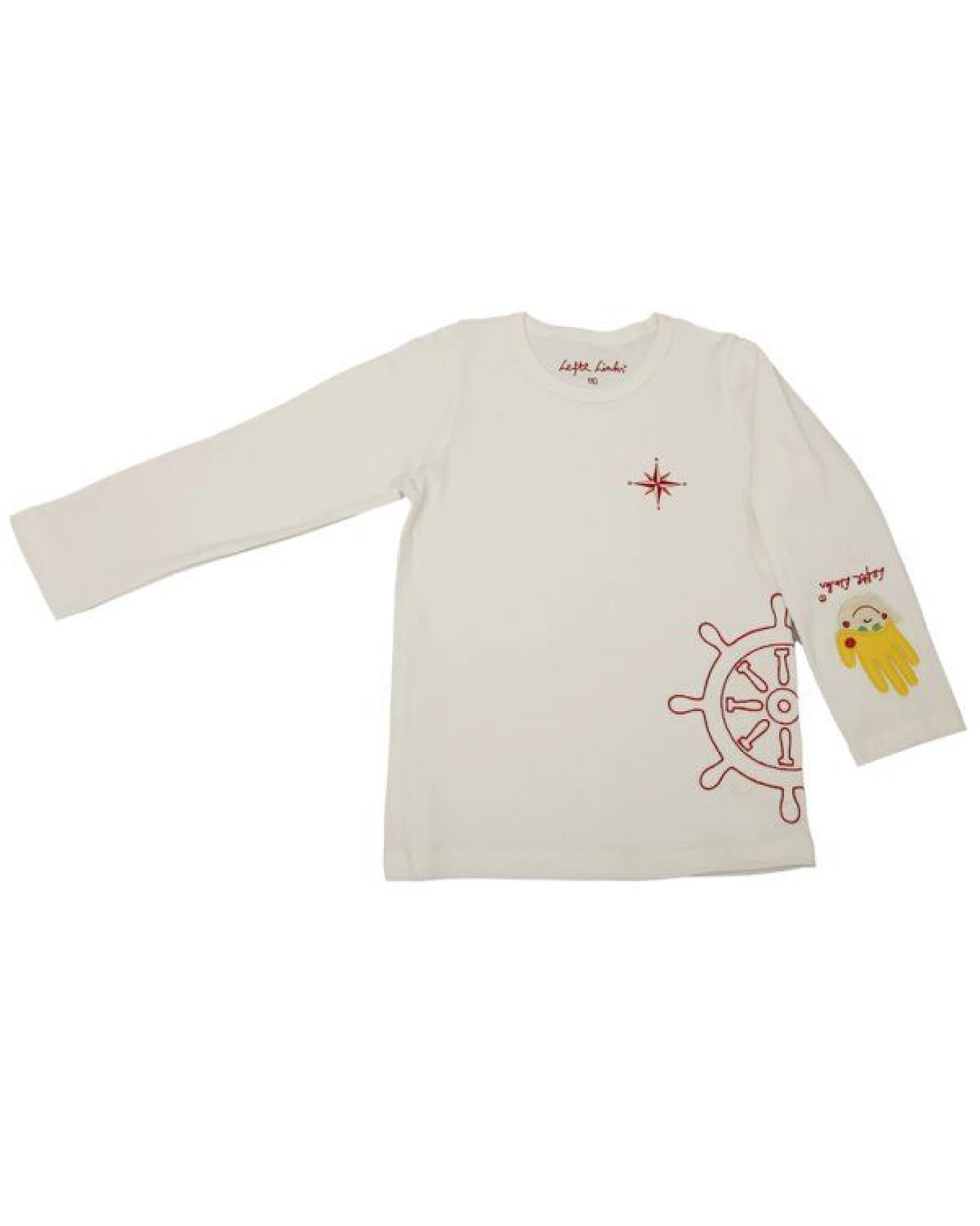 Lefti Links Longsleeve „Kompass & Steuerrad“ – Ansicht 2