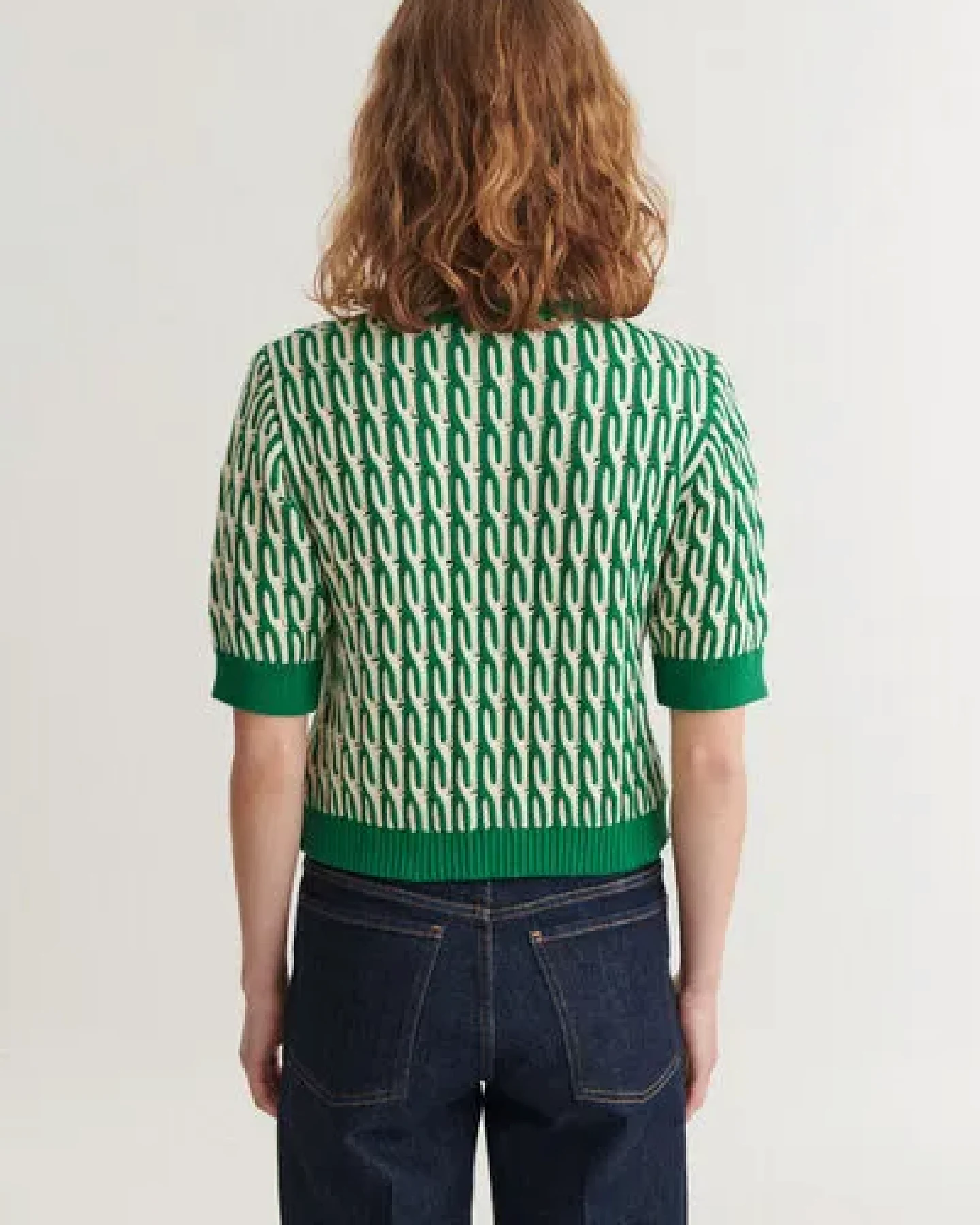Basic Apparel Kurzarm Cardigan MINIE aus Bio-Baumwolle – Ansicht 4