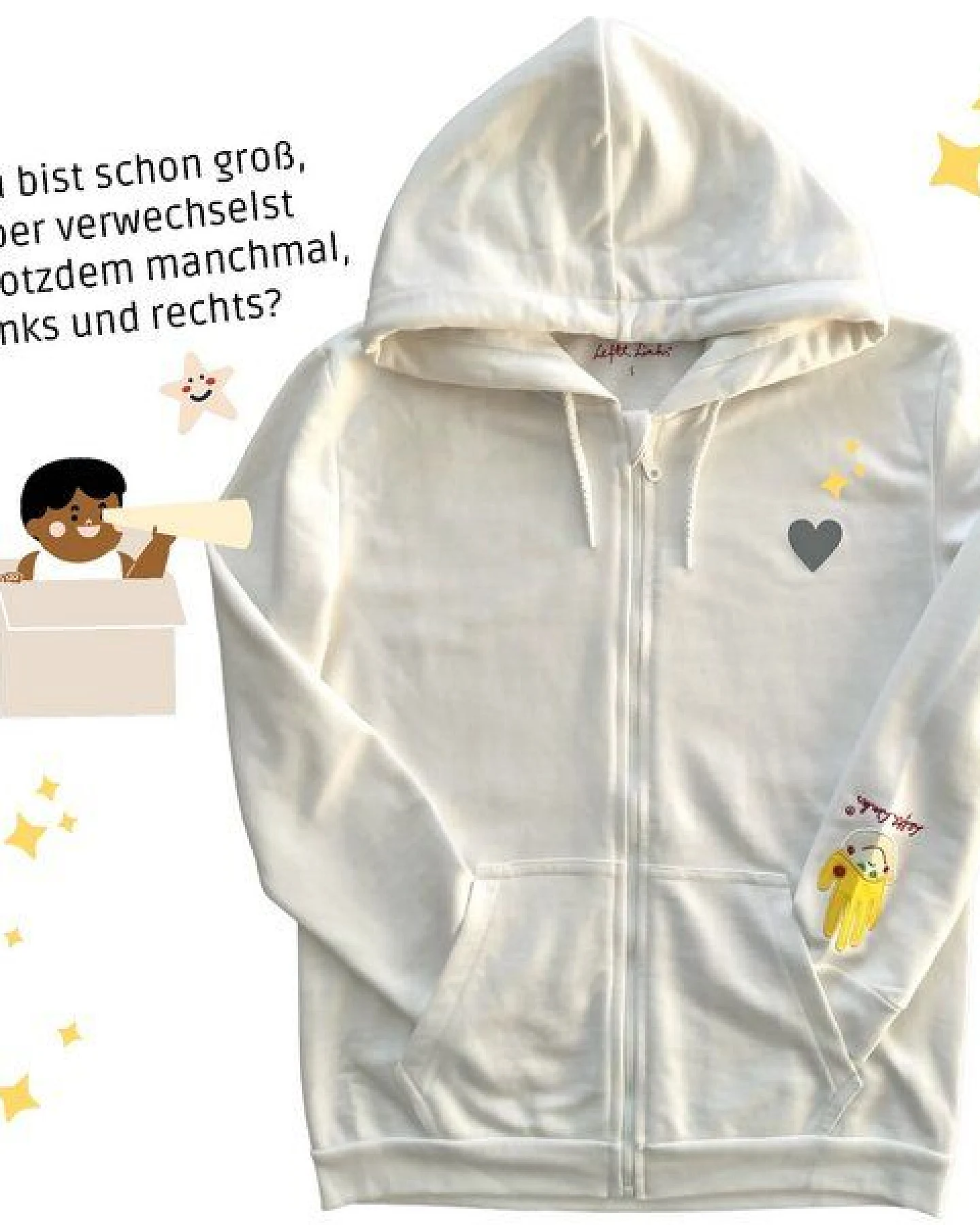 Lefti Links Erwachsenen Hoodie – Ansicht 2