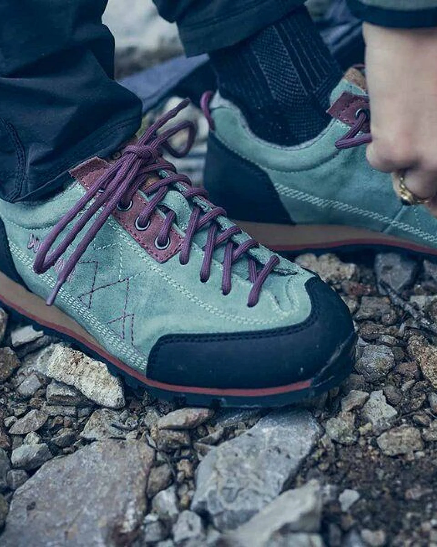 Doghammer Wander- und Zustiegsschuh für Damen mit Wolle - Ginja Rock Wool – Ansicht 2