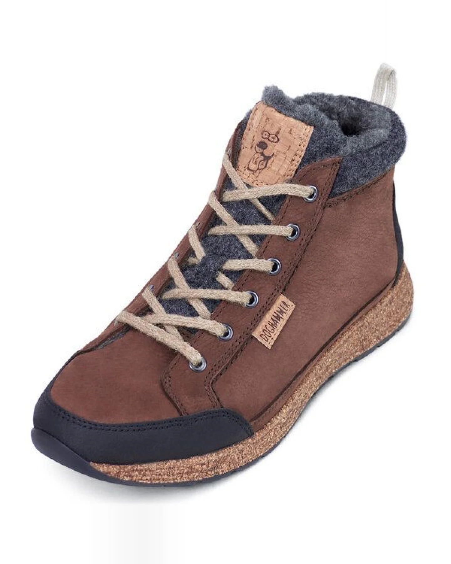 Doghammer gefütterter Winterstiefel für Herren aus Leder und Kork - Arctic Lether Adventurer – Ansicht 3