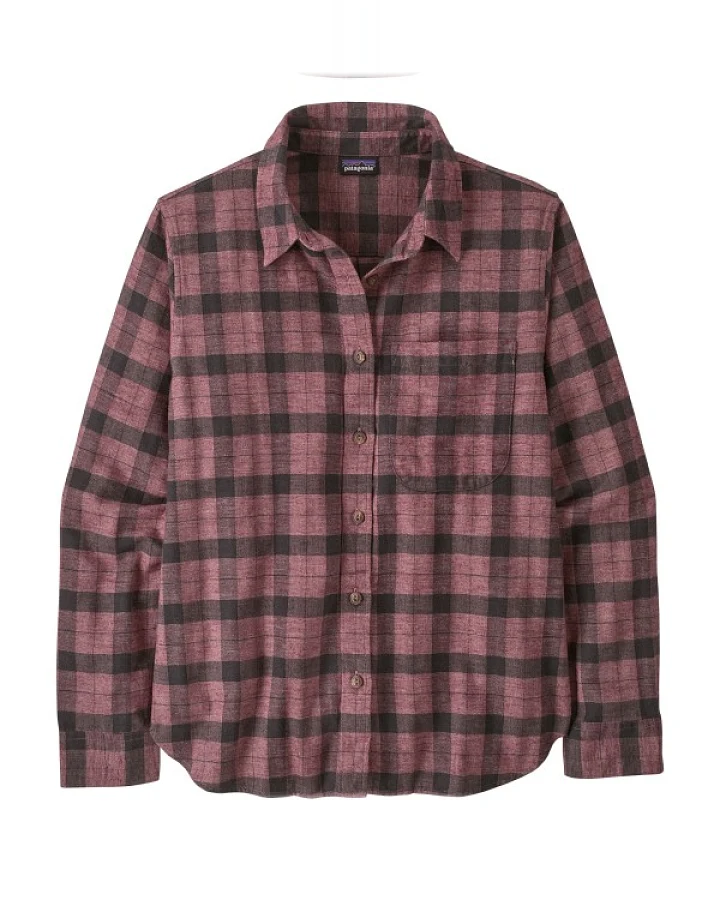 Patagonia - Women's LW Fjord Flannel Shirt - Hemd Gr XS braun