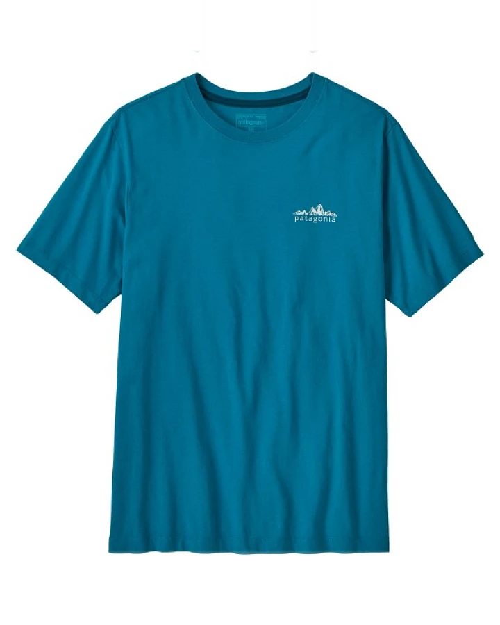 Patagonia - Fitz Roy Foothills T-Shirt - T-Shirt Gr S blau