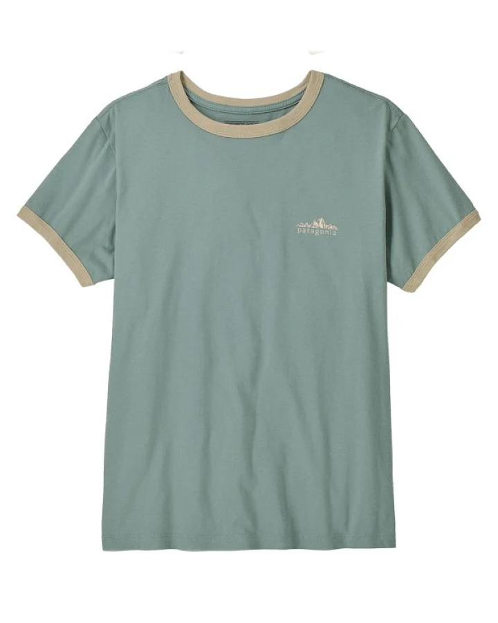Patagonia - Women's Fitz Roy Foothills Ringer Tee - T-Shirt Gr XS türkis