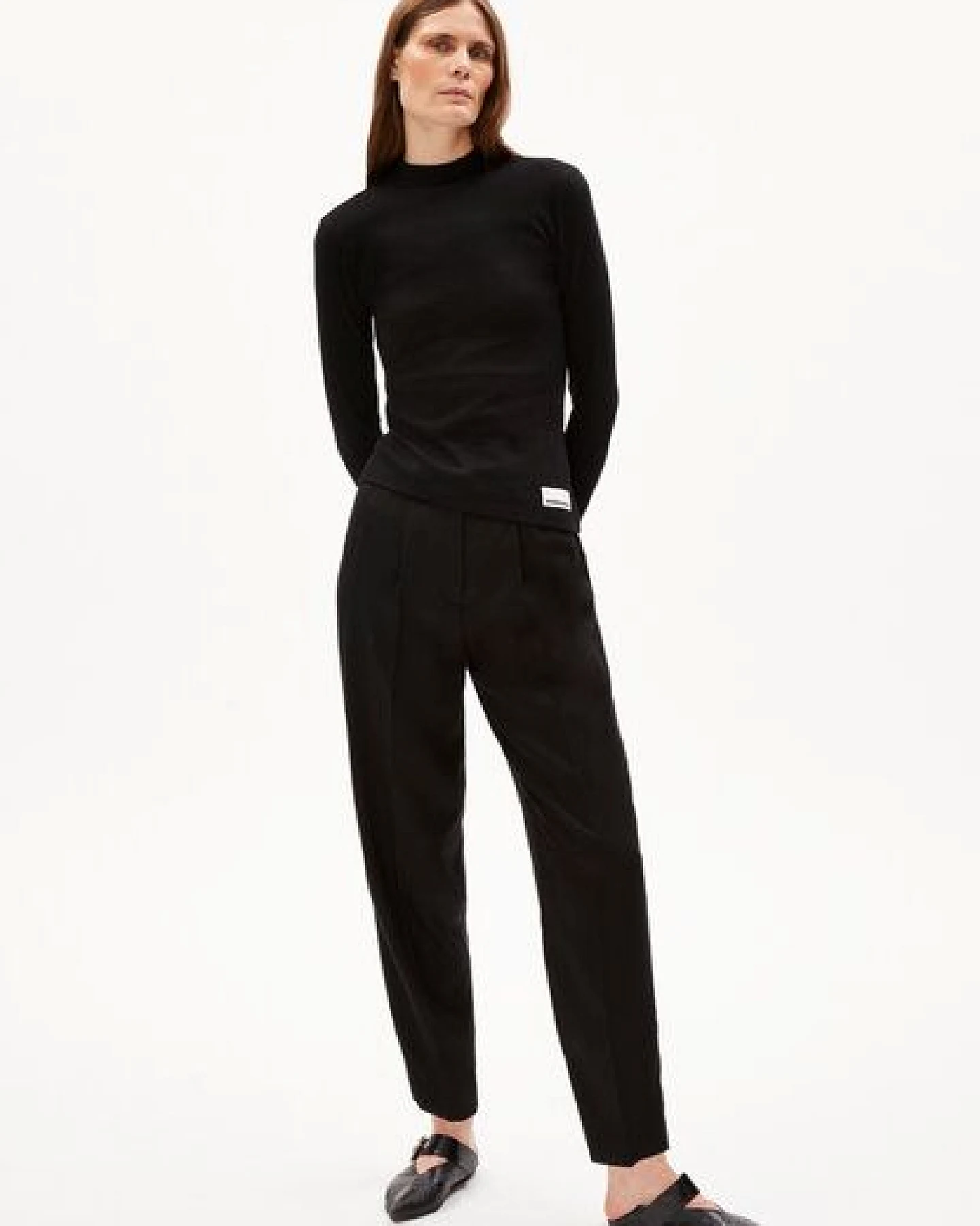 ARMEDANGELS FATIMAARA Damen Ripp-Longsleeve Slim Fit aus Bio-Baumwoll Mix – Ansicht 4