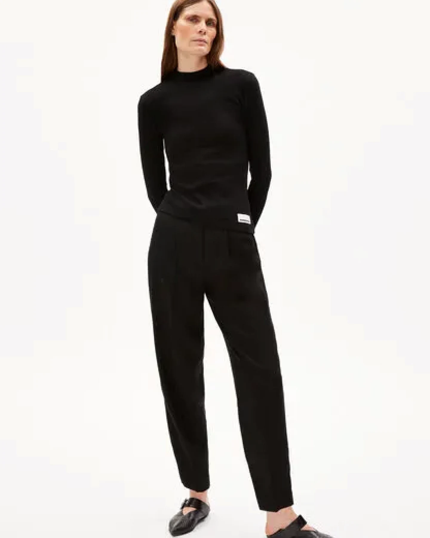ARMEDANGELS FATIMAARA Damen Ripp-Longsleeve Slim Fit aus Bio-Baumwoll Mix – Ansicht 4