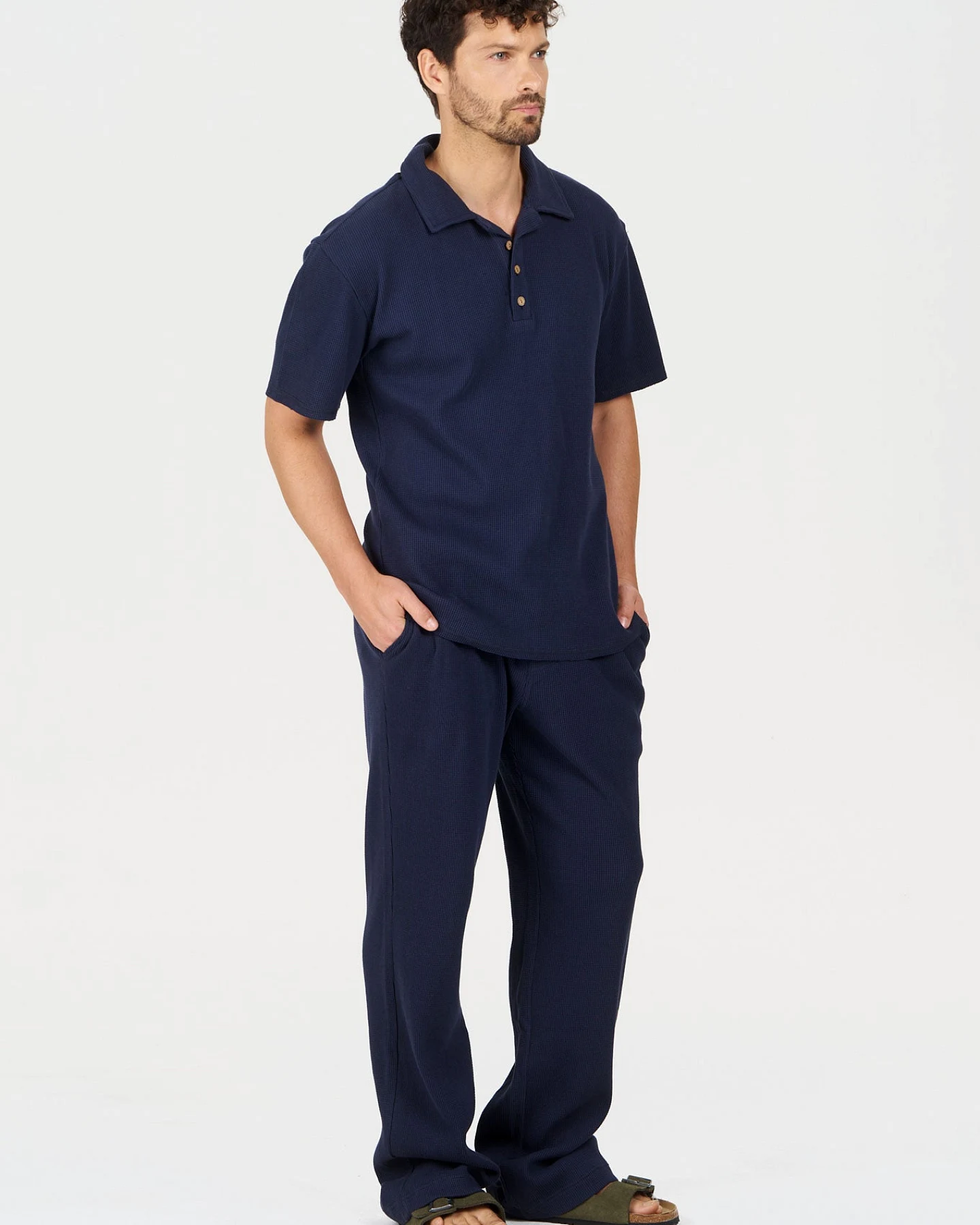 KOMODO Herren vegan Top Iver Navy – Ansicht 2