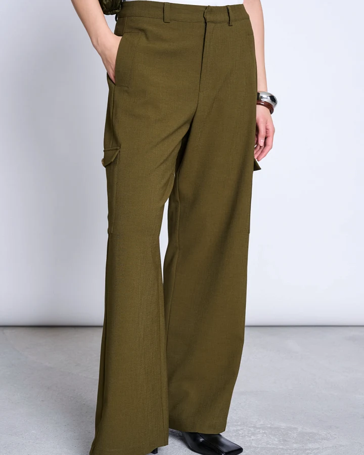 JAN 'N JUNE Damen vegan Cargohose Fano Rosemary