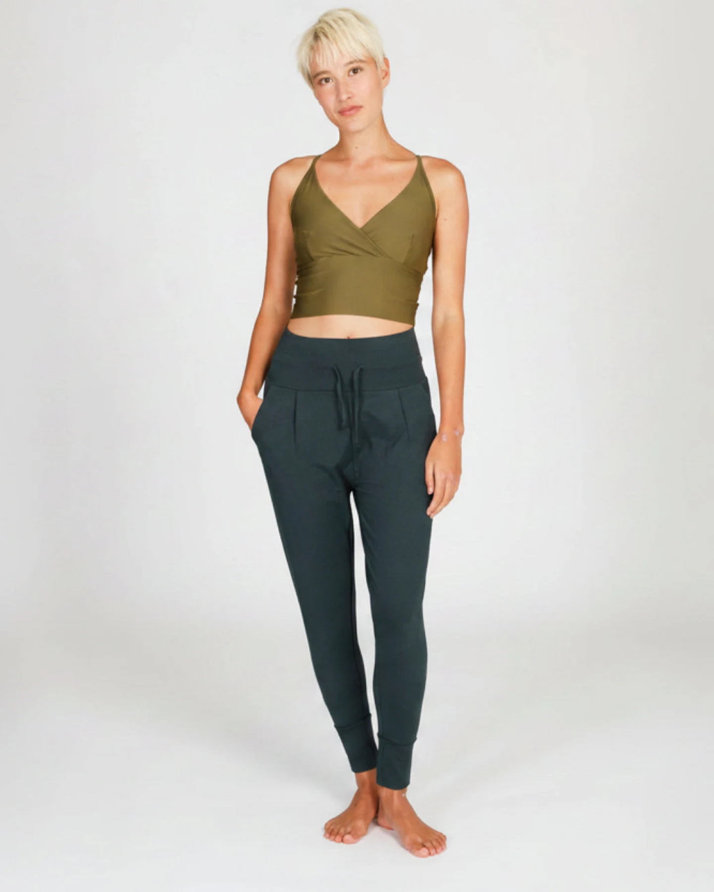 Kismet Cosy Pants - Seaweed L – Ansicht 3