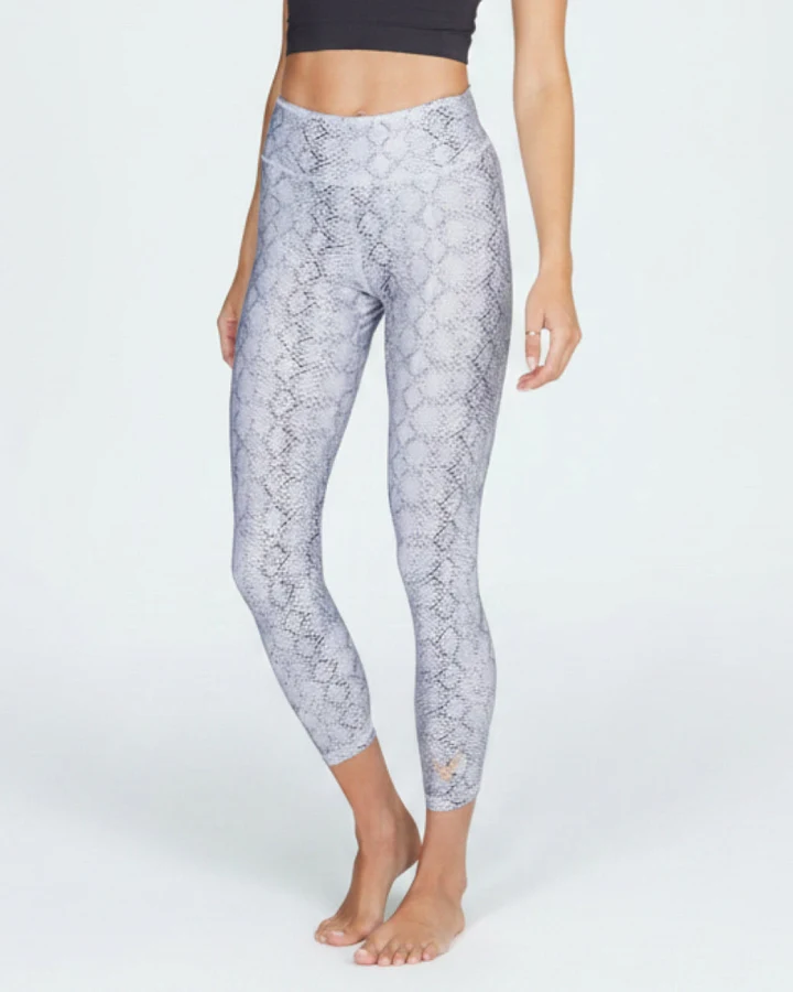 Kismet Leggings Lux - Snake Stone Black White XS