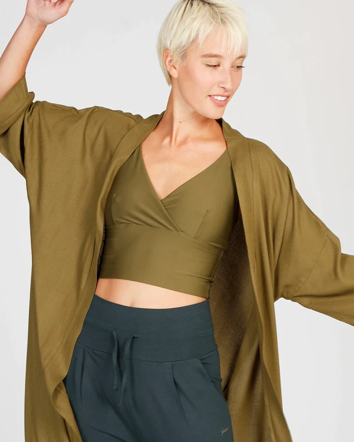 Kismet Kismet Kimono - Founder's Look Olive ONESIZE