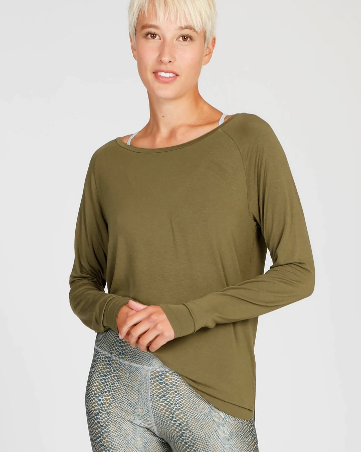 Kismet Cosy Longsleeve - Olive XS
