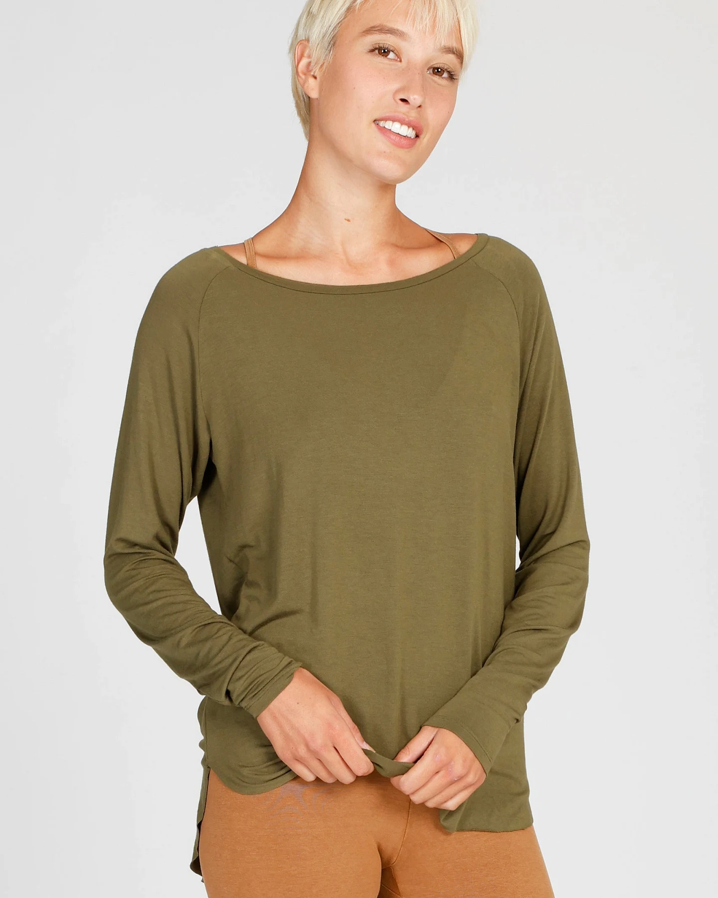 Kismet Cosy Longsleeve - Olive XS – Ansicht 2
