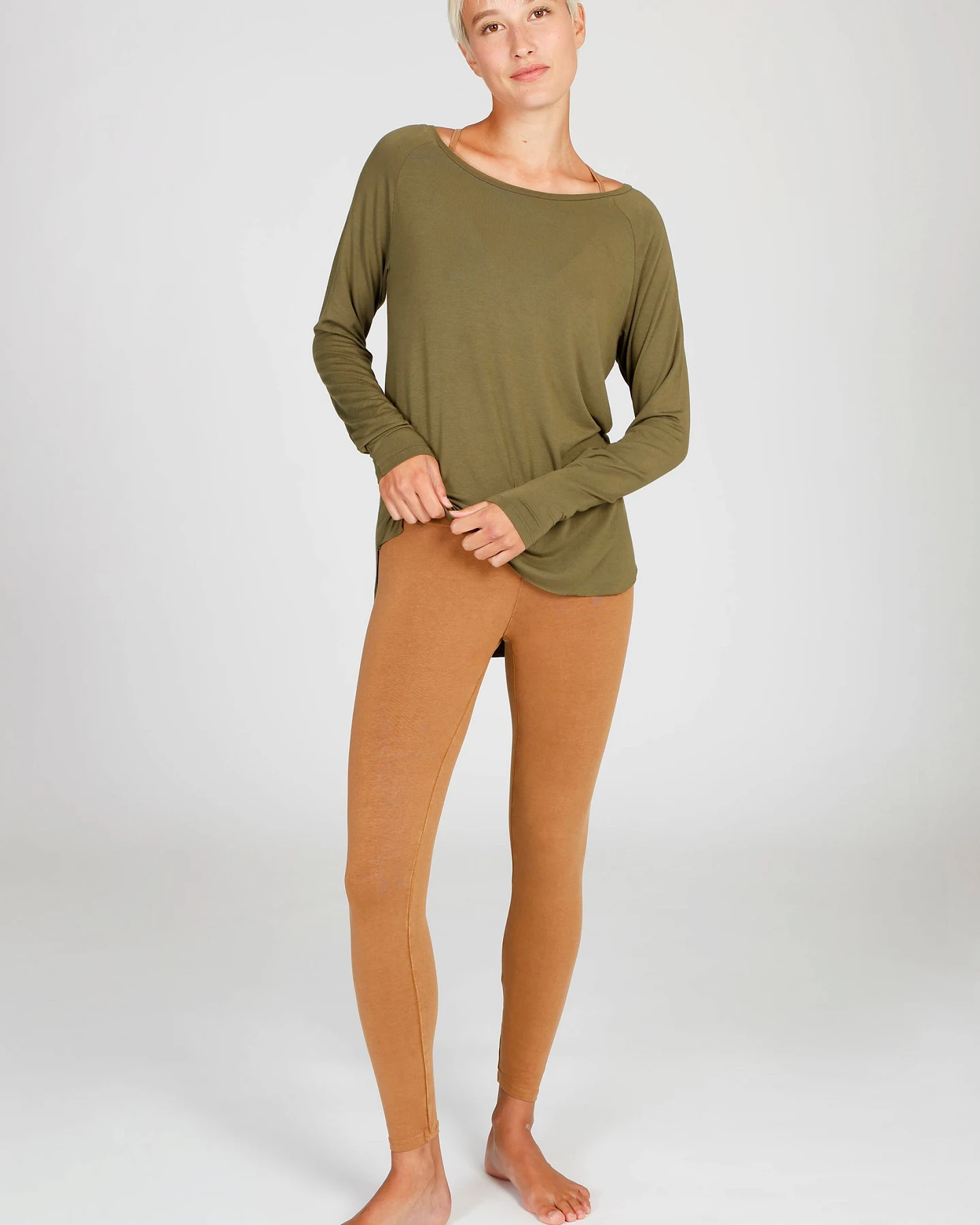 Kismet Cosy Longsleeve - Olive XS – Ansicht 3