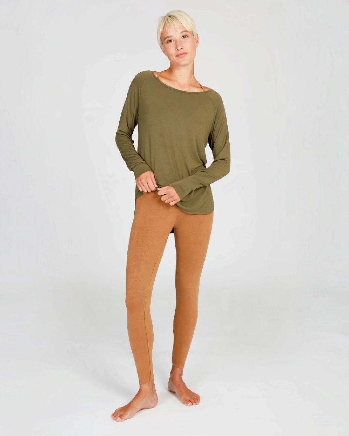 Kismet Cosy Longsleeve - Olive XS – Ansicht 3