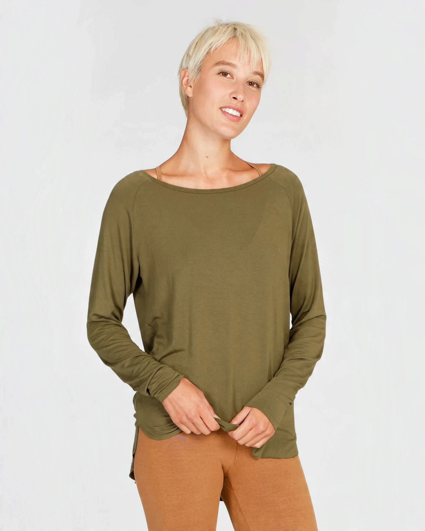 Kismet Cosy Longsleeve - Olive XL – Ansicht 2