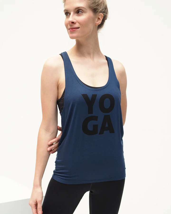 Kismet Yoga Tank Aja - Blue XS