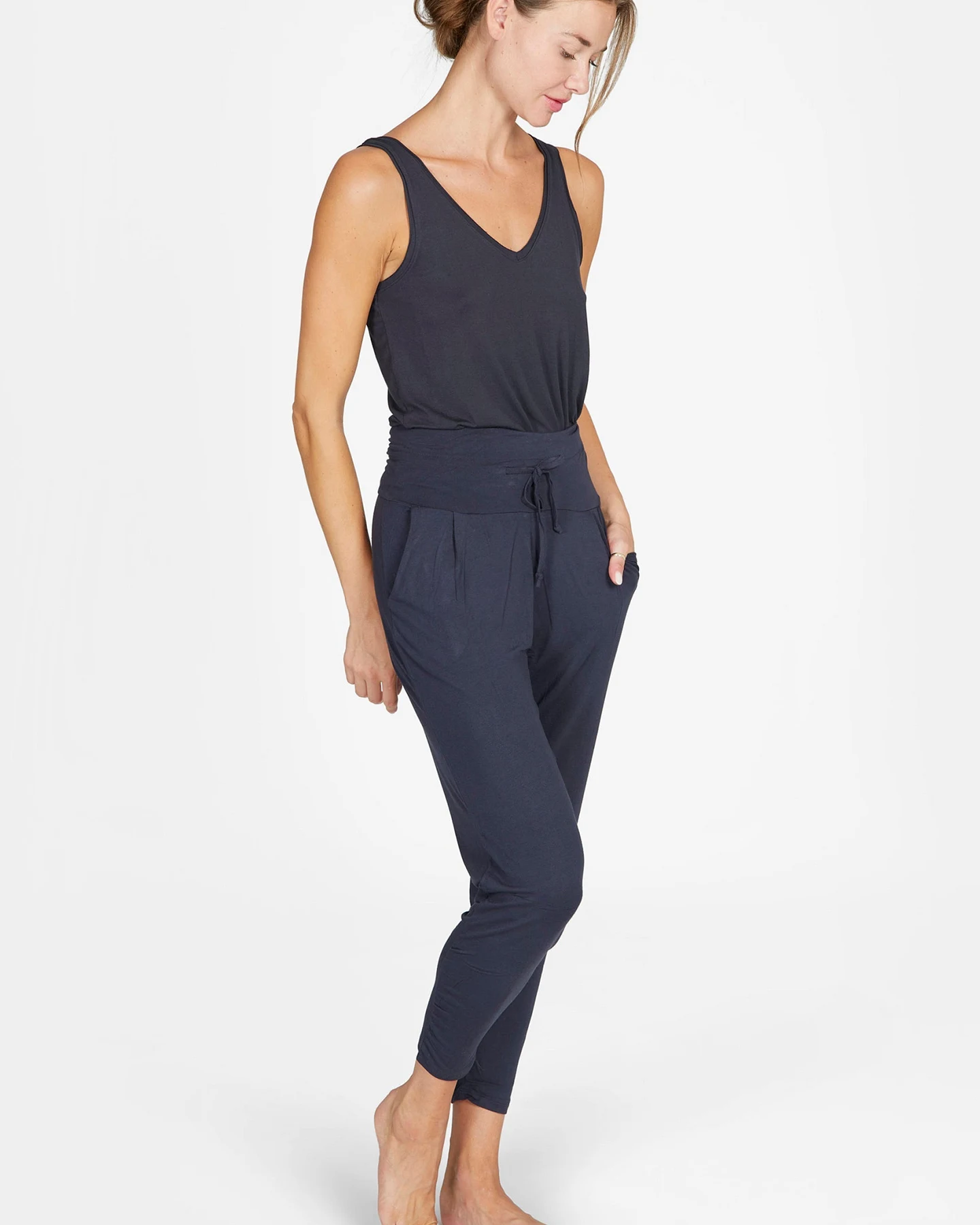 Kismet Cosy Twist Tank - Anthracite M – Ansicht 3