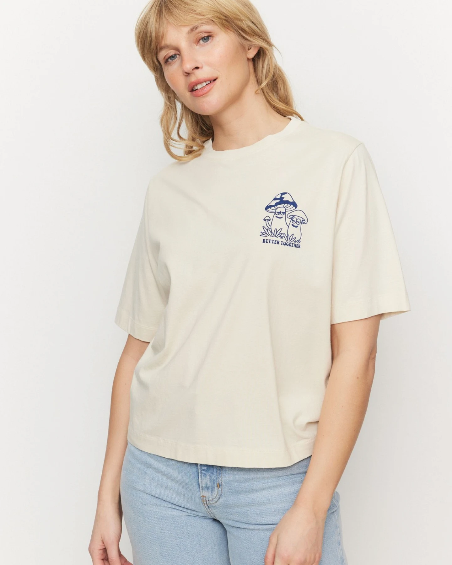 T-Shirt Azolla Better Together Off White – Ansicht 4