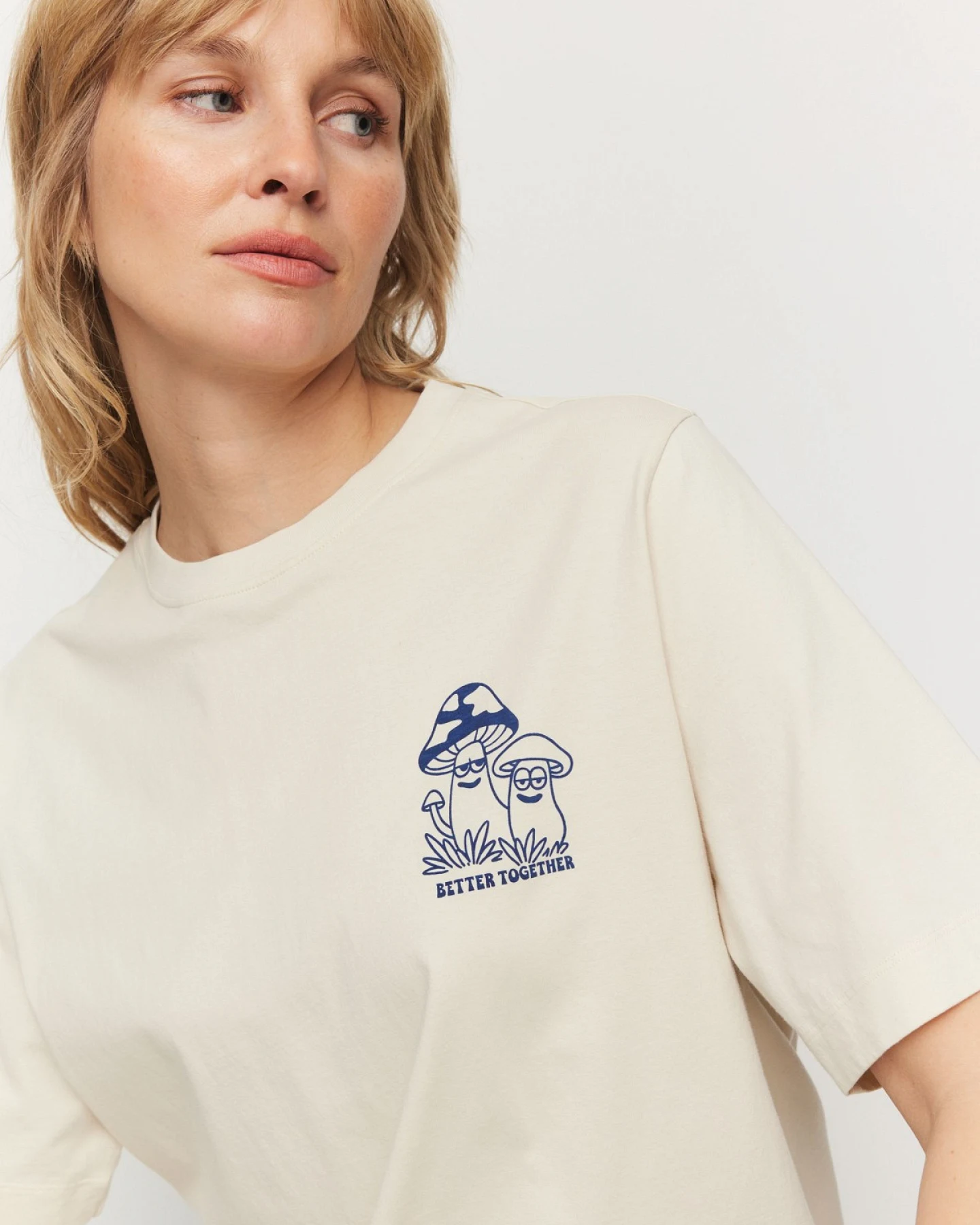T-Shirt Azolla Better Together Off White – Ansicht 2