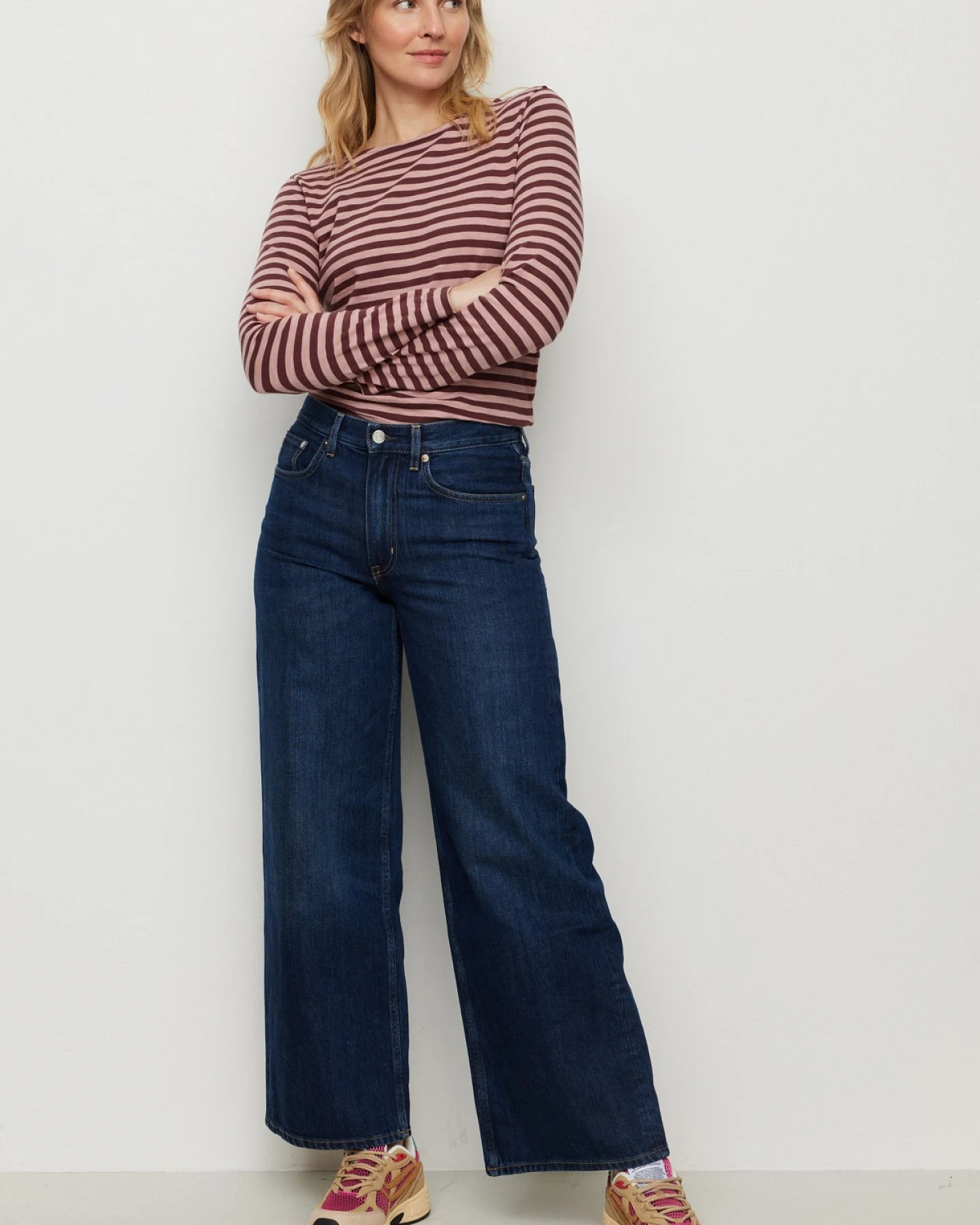 Longsleeve Iris Stripes Rosa – Ansicht 5