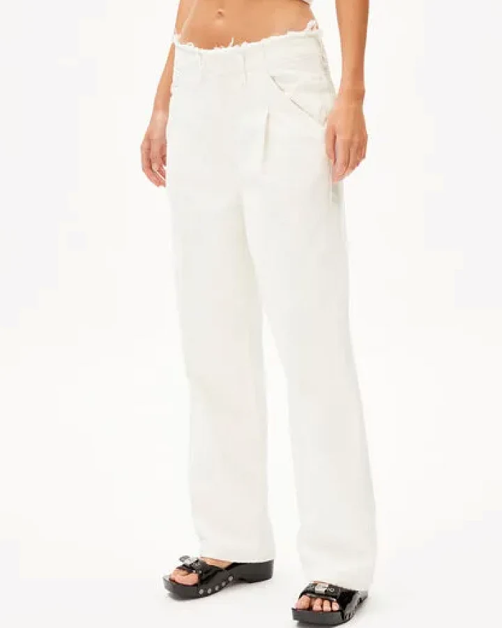 ARMEDANGELS HAAYI DETAIL Damen Baggy Fit aus recycelter Baumwolle