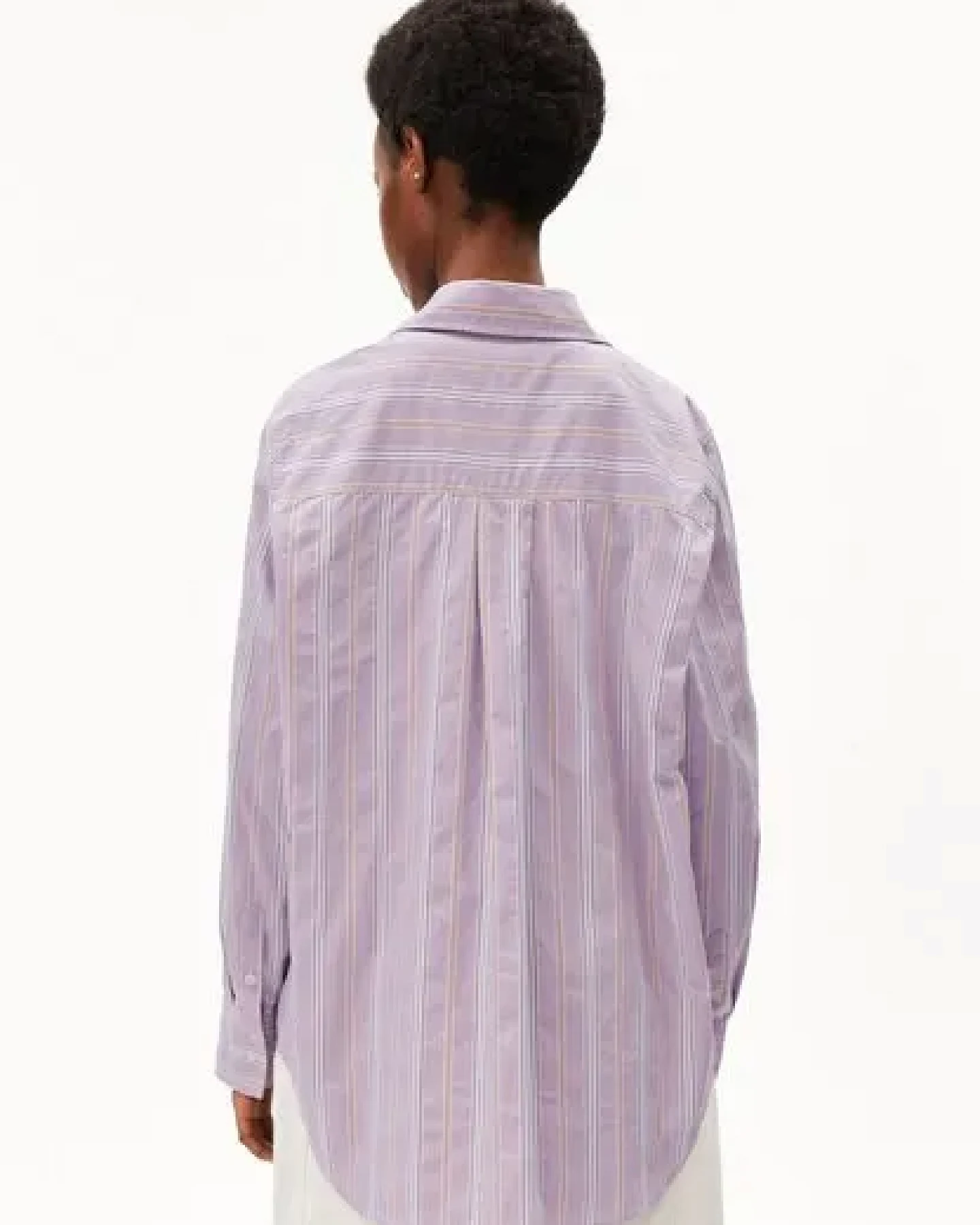 ARMEDANGELS STRIPE Damen Bluse aus 100% Bio-Baumwolle – Ansicht 2