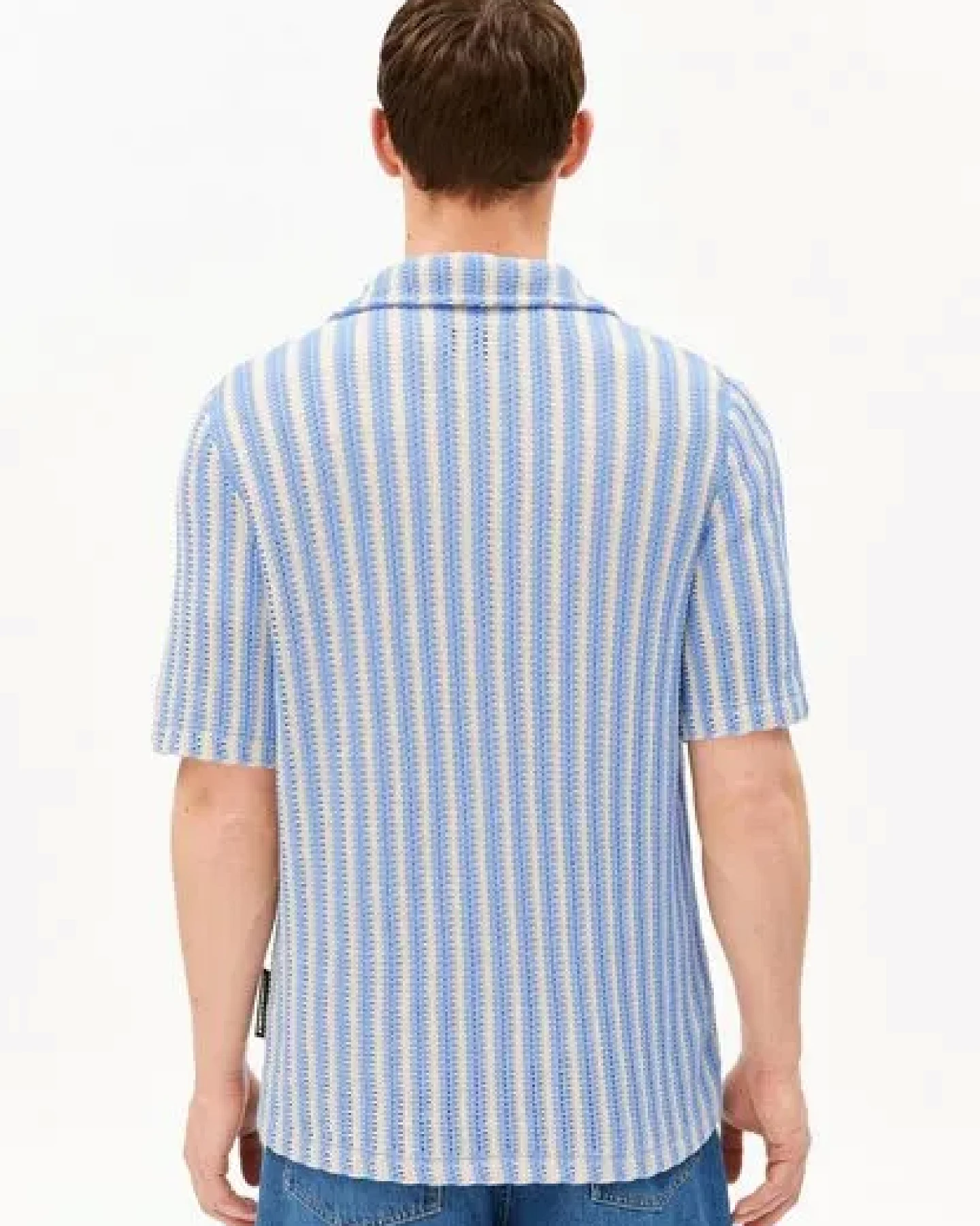 ARMEDANGELS STRIPE Herren Strickjacke aus 100% Bio-Baumwolle – Ansicht 2