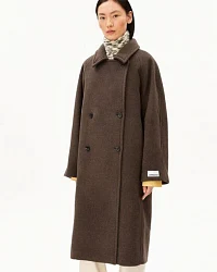 Produktseite: ARMEDANGELS DOUBLE-BREASTED Damen Strickmantel aus 100% recycelter Wolle